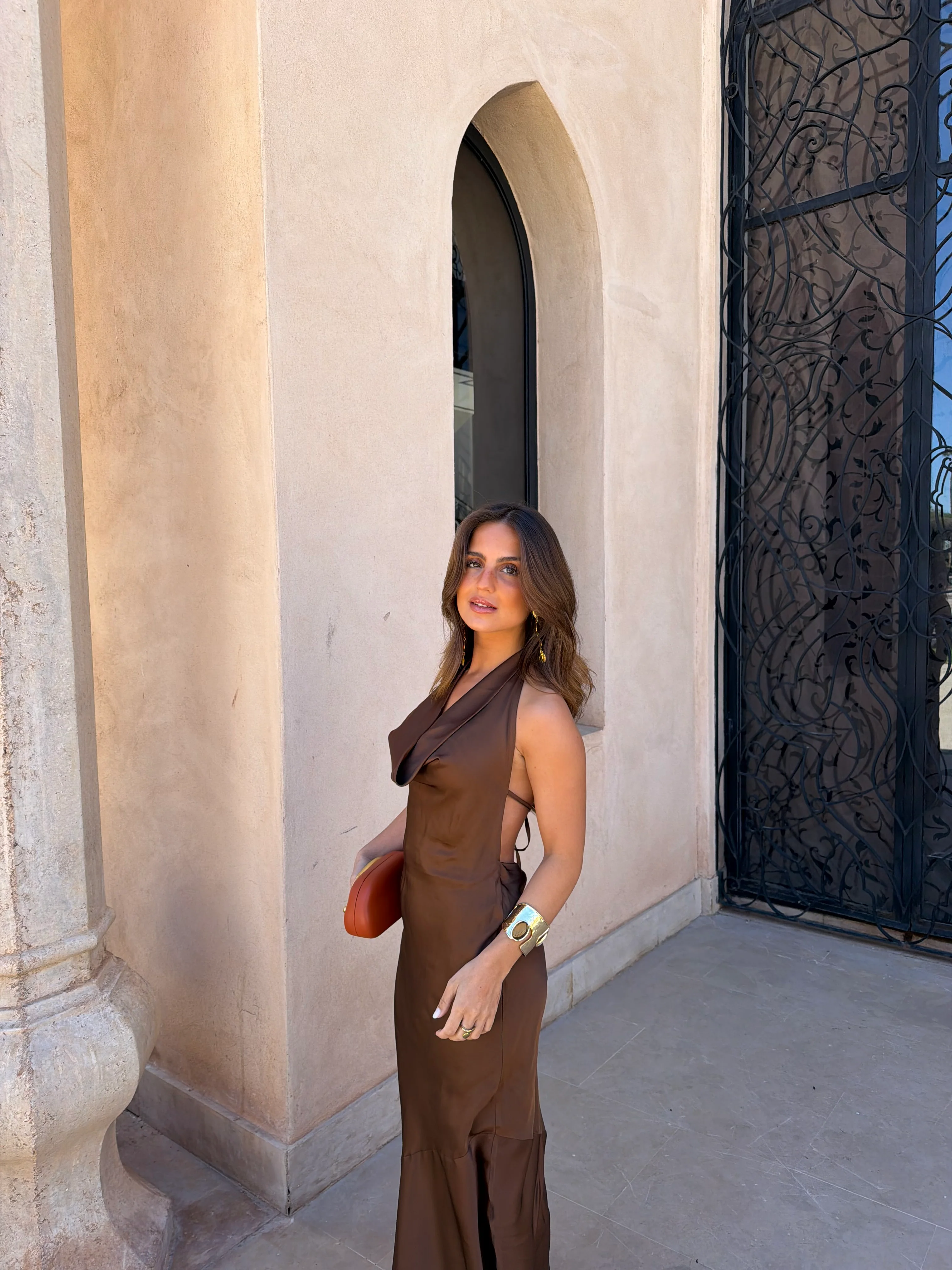 Alicante Dress Brown - Image 3