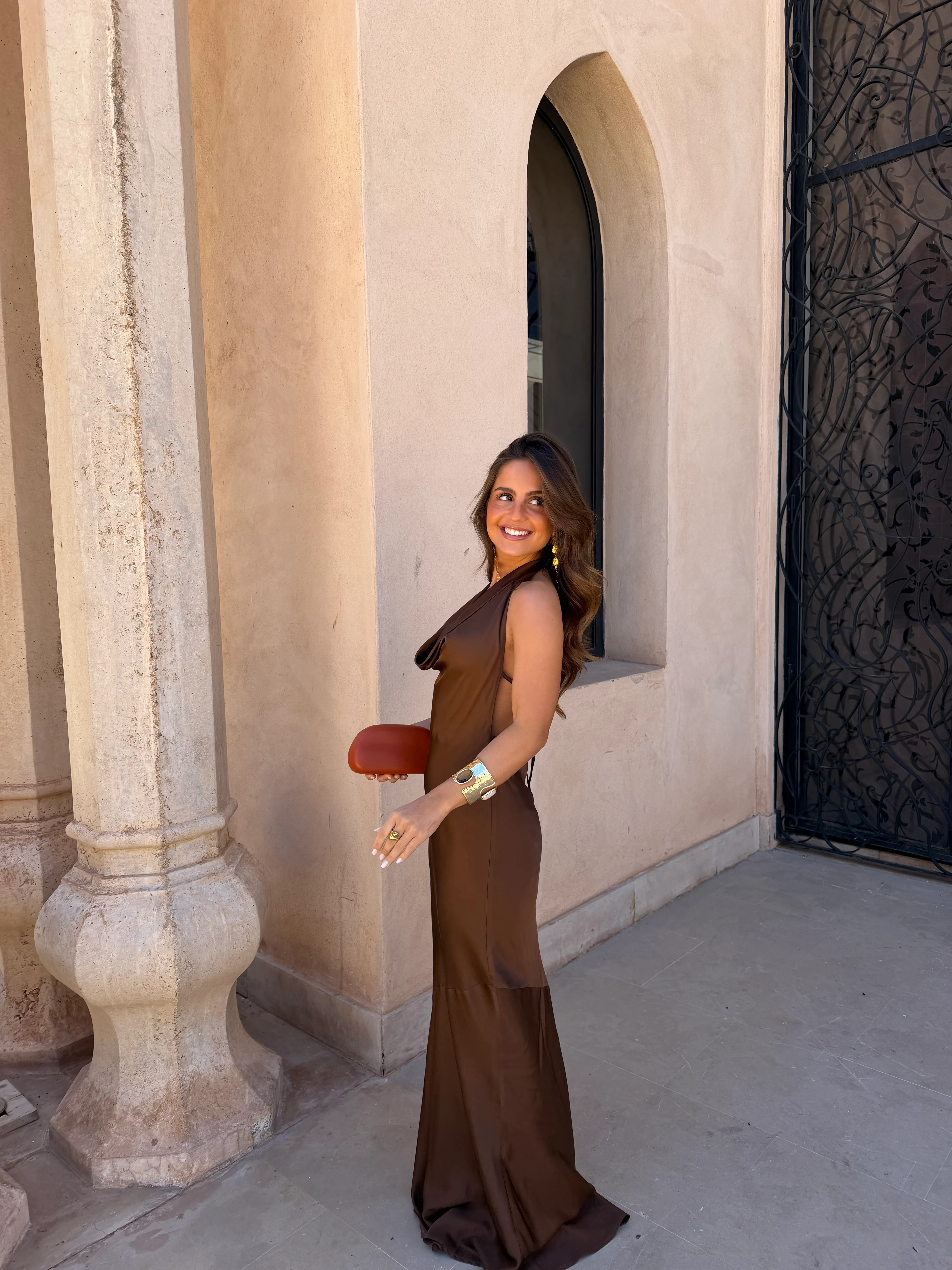 Alicante Dress Brown - Image 4