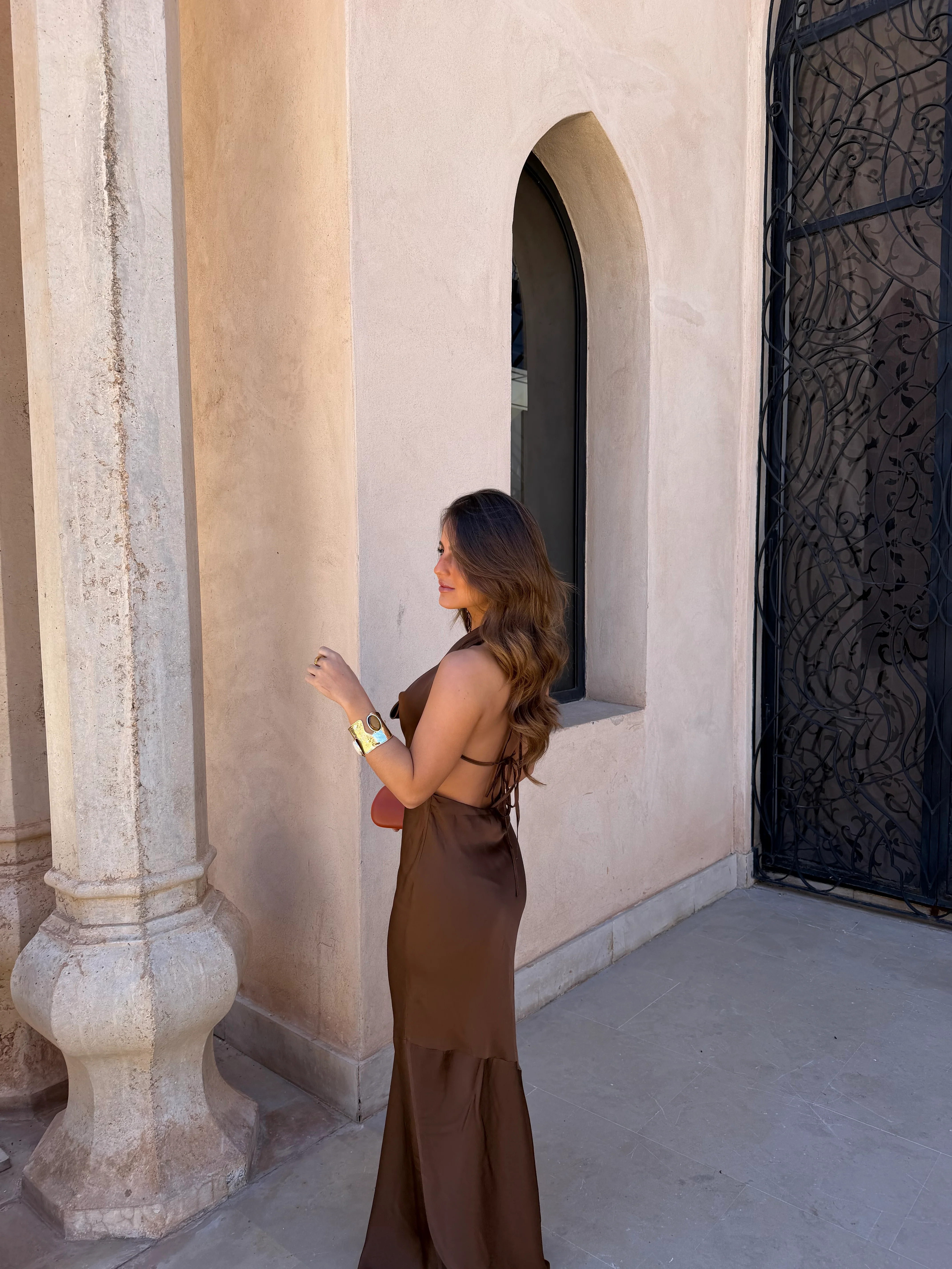 Alicante Dress Brown - Image 5