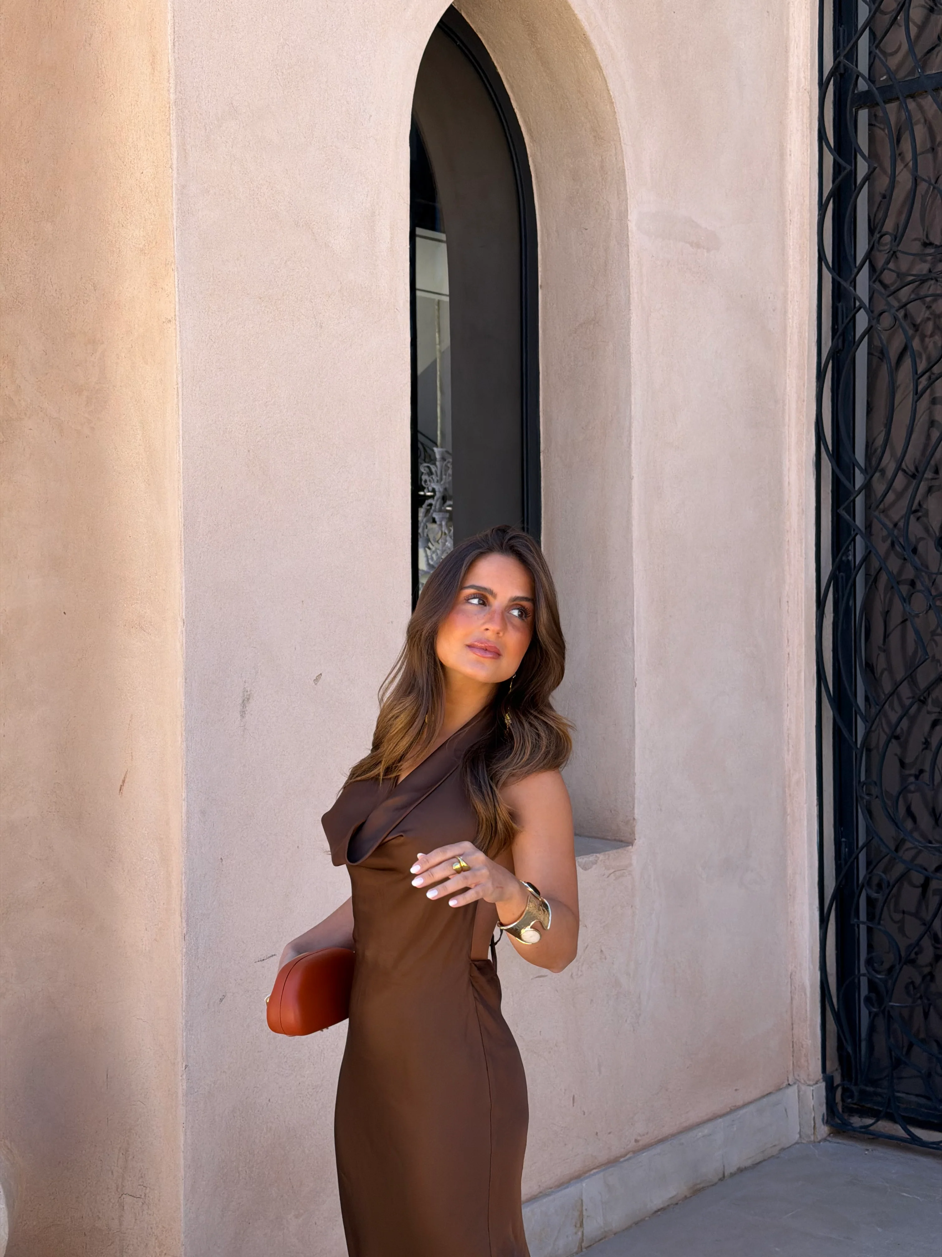Alicante Dress Brown - Image 6