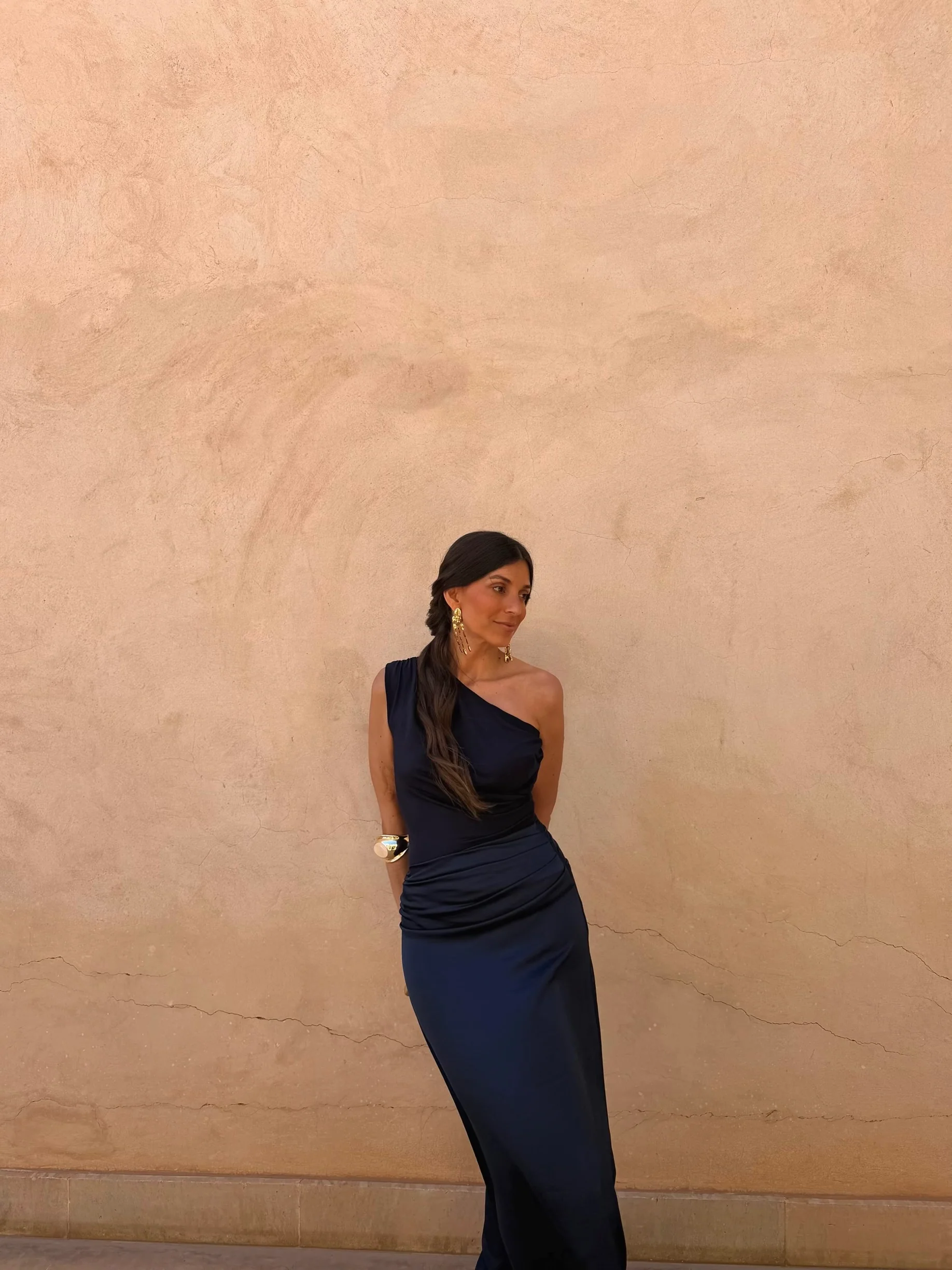 Amira Dress in Navy Blue - Image 5