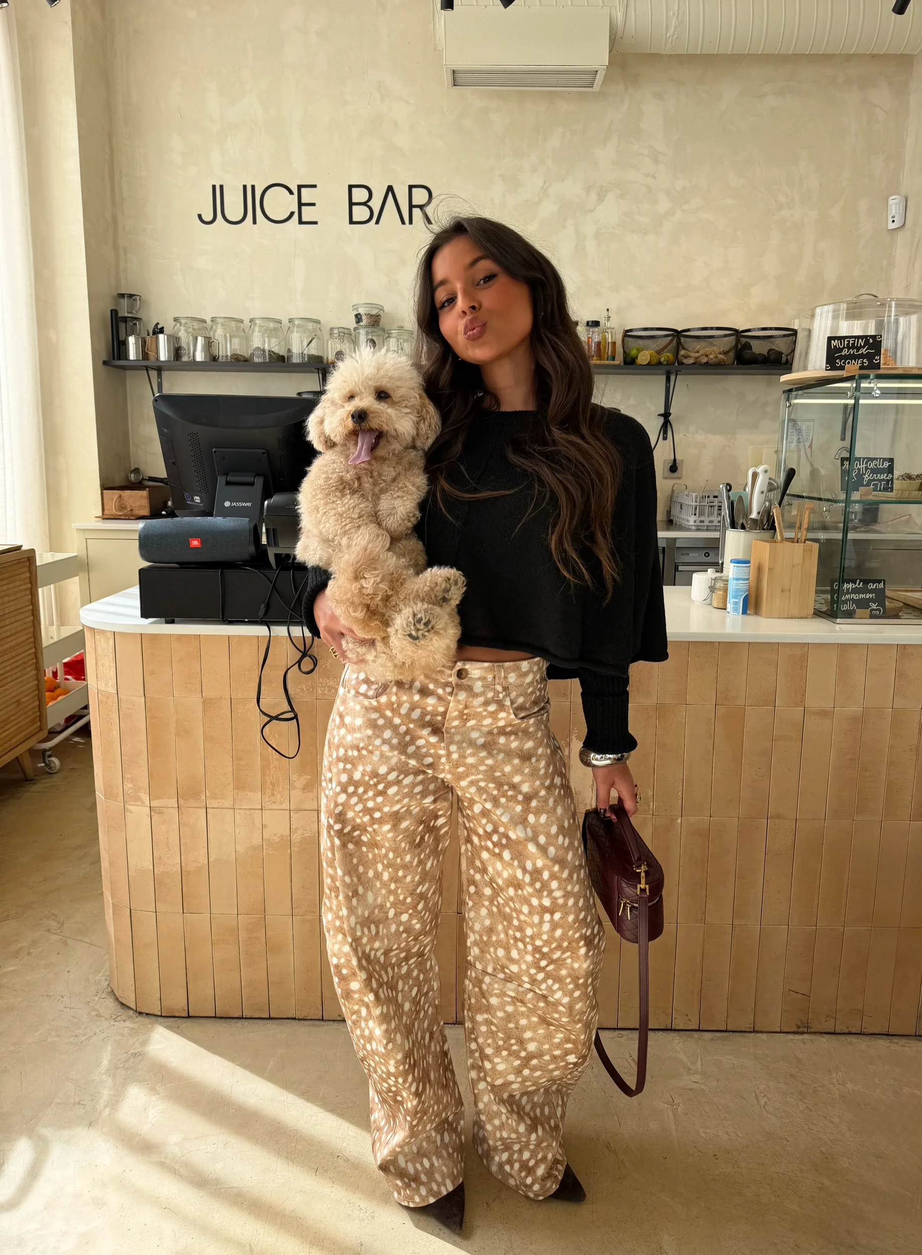 Bambi Print Balloon Pants - Image 3
