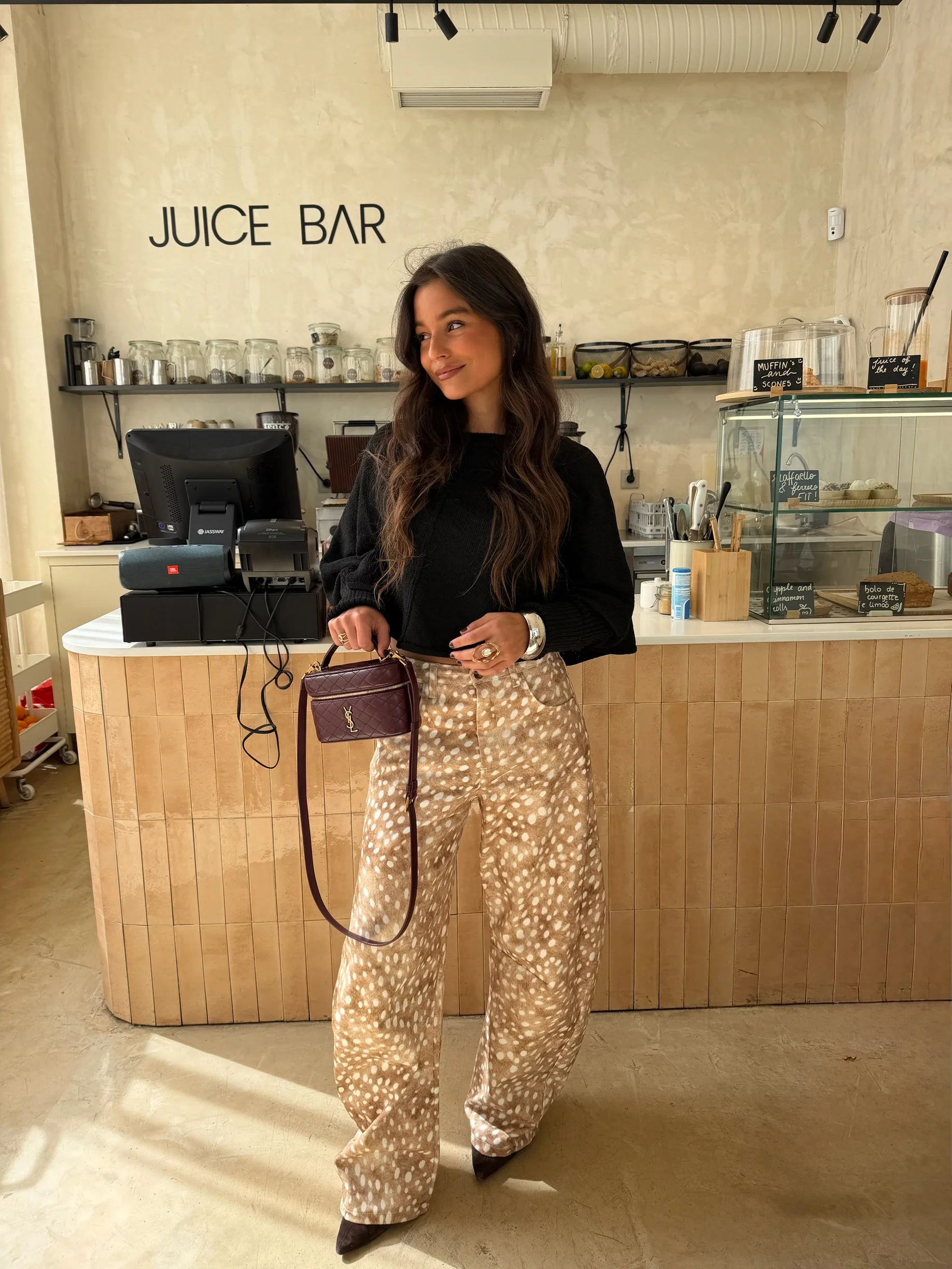 Bambi Print Balloon Pants - Image 4