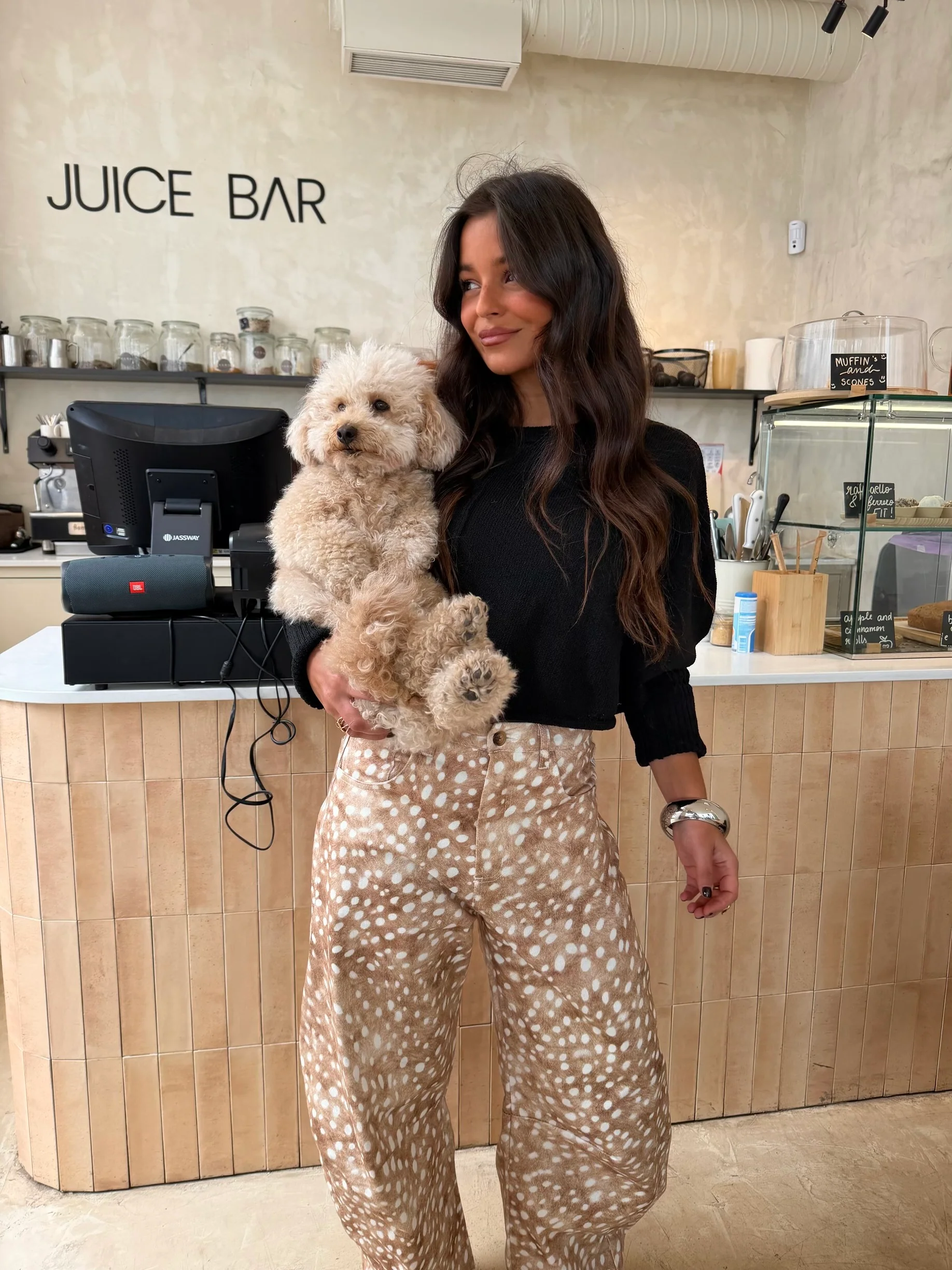 Bambi Print Balloon Pants - Image 6