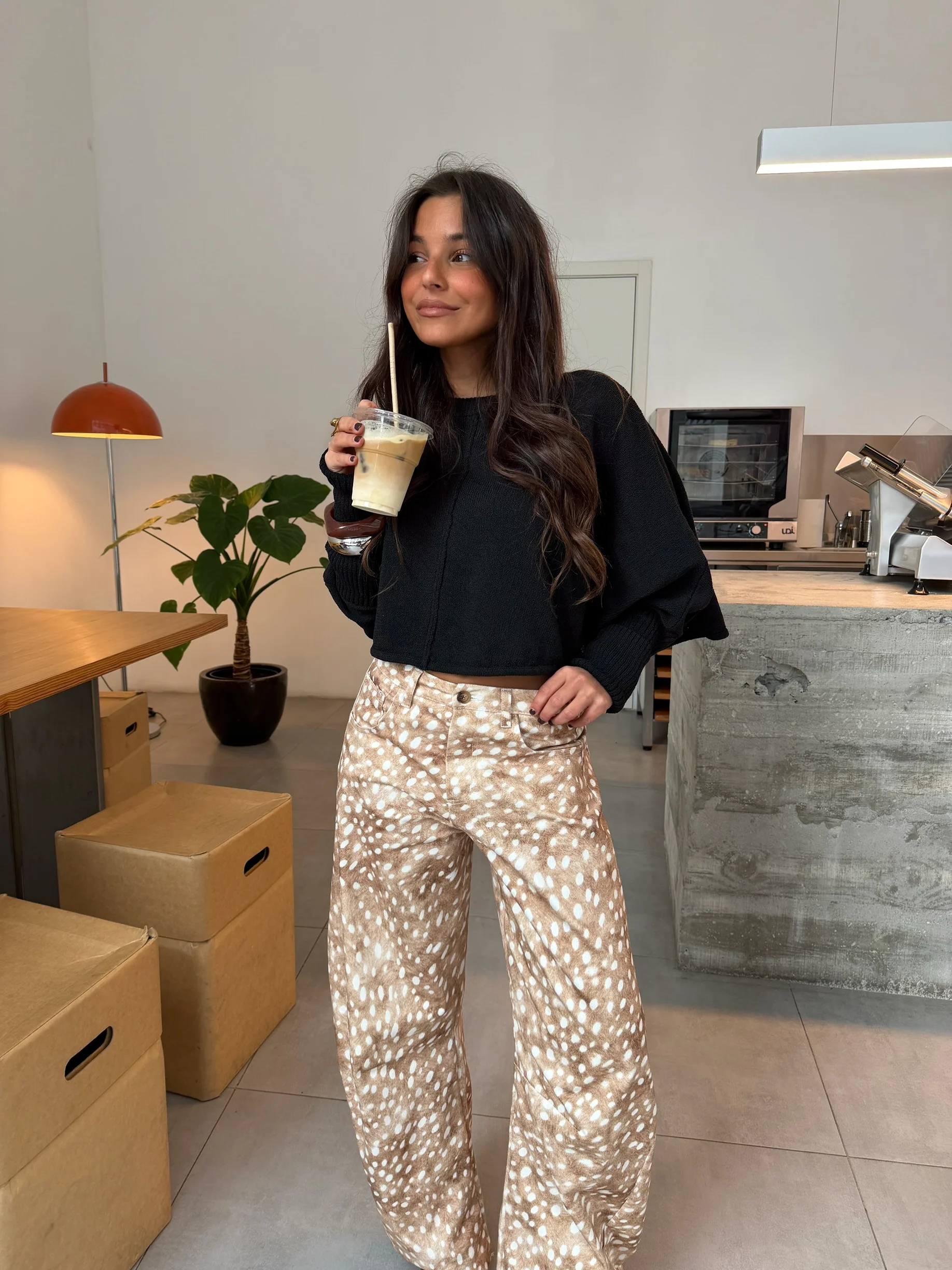 Bambi Print Balloon Pants - Image 8