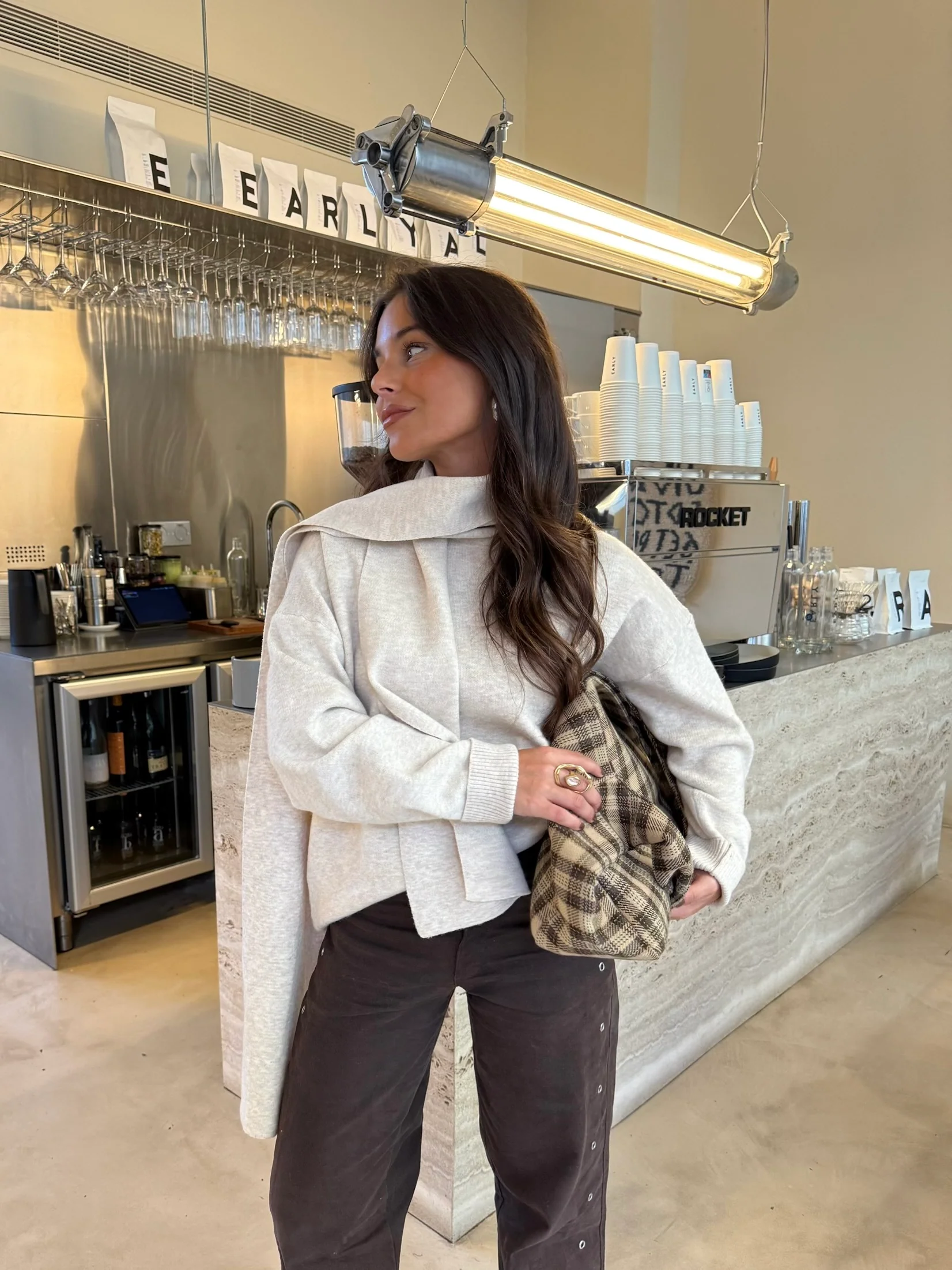 Brown Jeans with Rings - Image 4