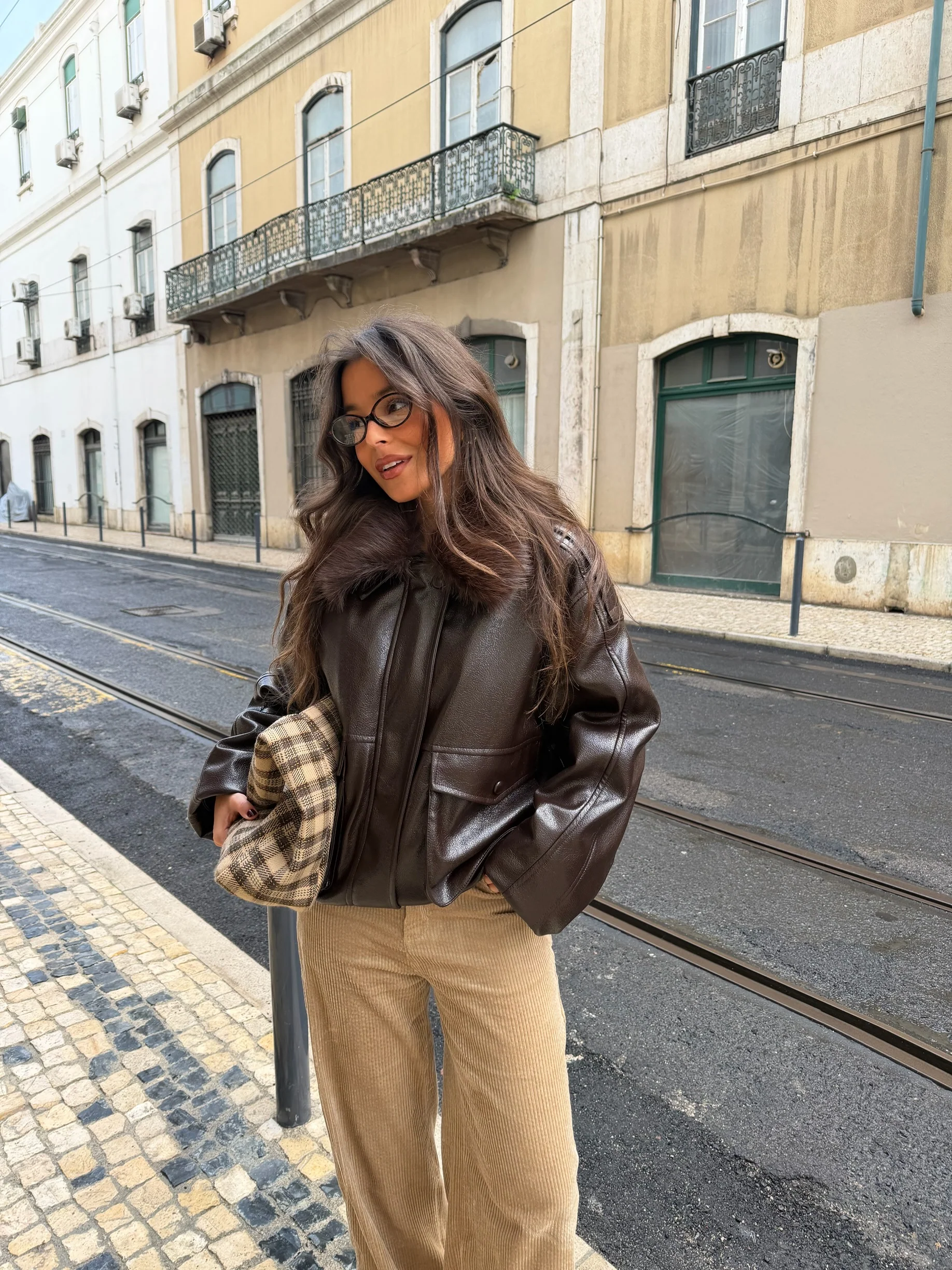 Corduroy Pants in Beige - Image 4