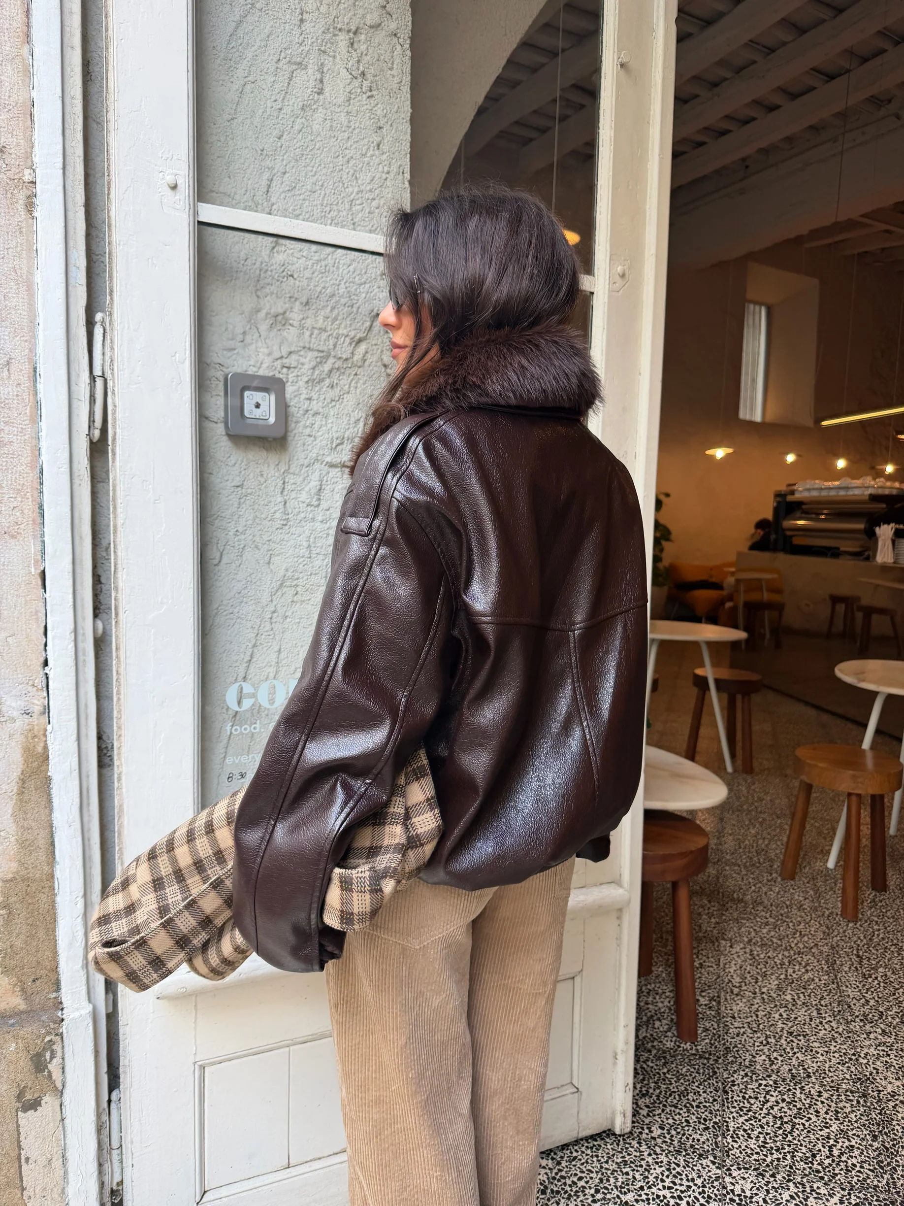 Corduroy Pants in Beige - Image 6