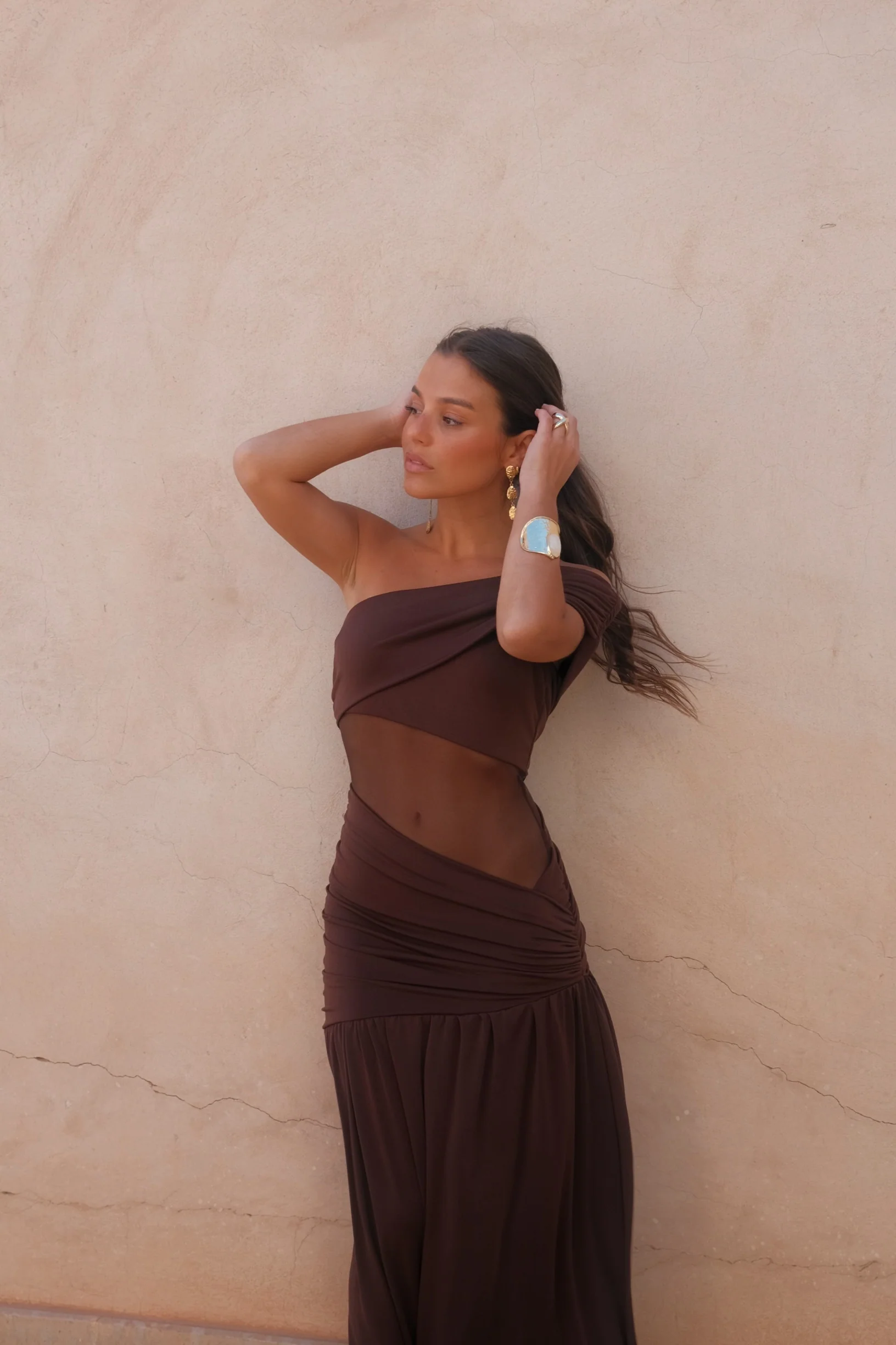 Dune Dress in Brown - Shipping/Envio 12/06 to 19/06 - Image 8