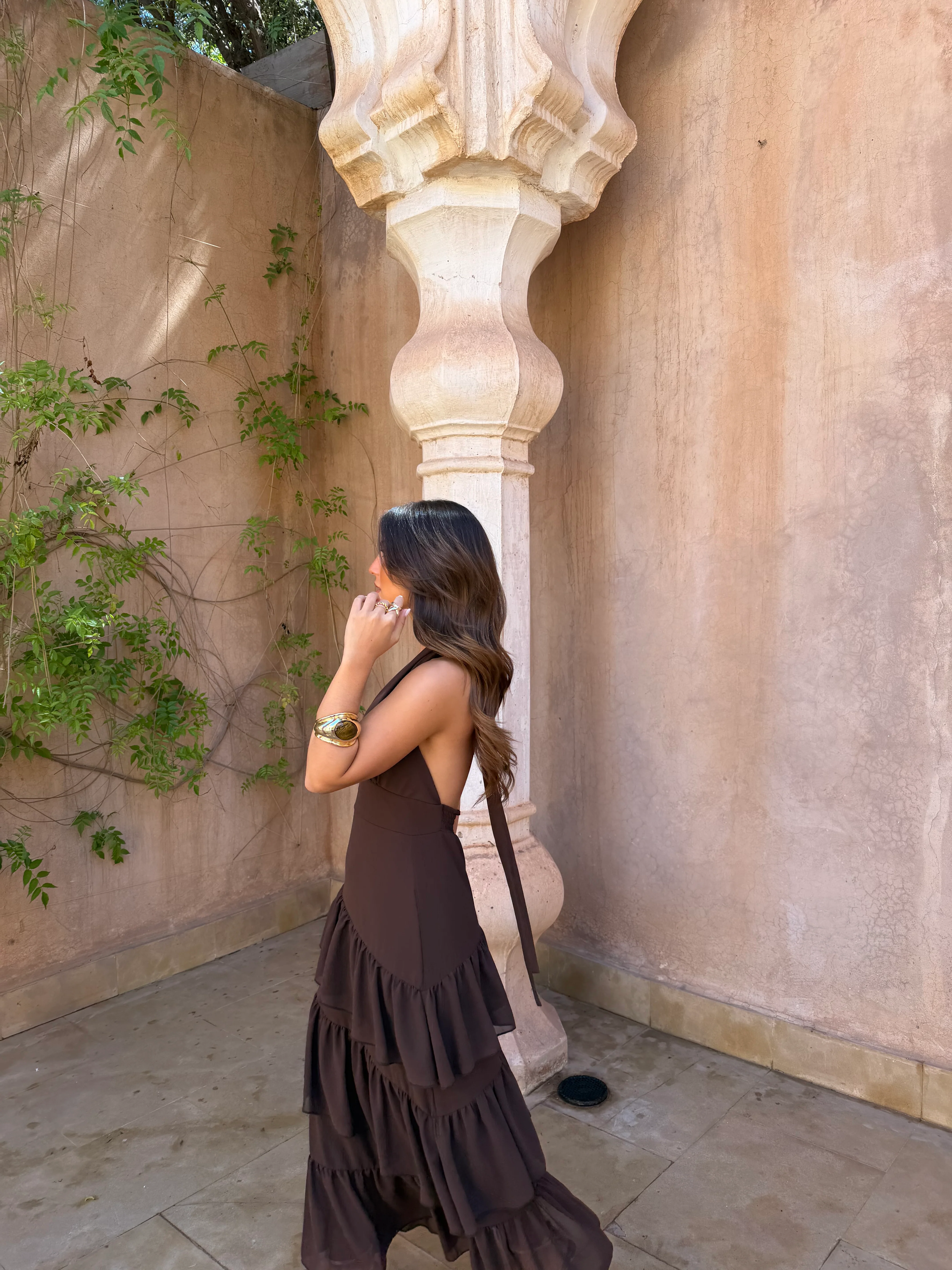 Manila Dress in Brown - Shipping/Envio 05/06 to 12/06 - Image 5