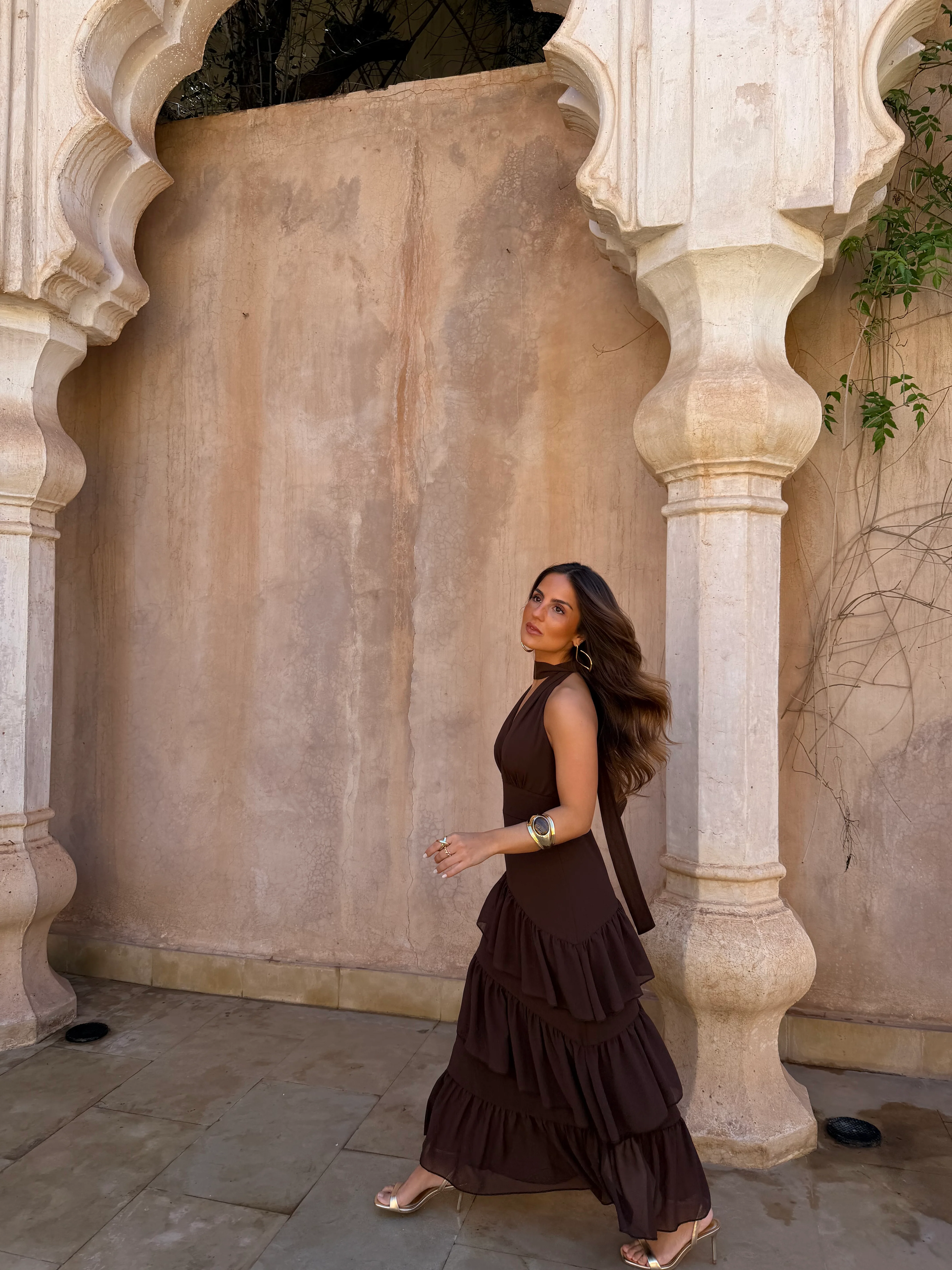 Manila Dress in Brown - Shipping/Envio 05/06 to 12/06 - Image 6