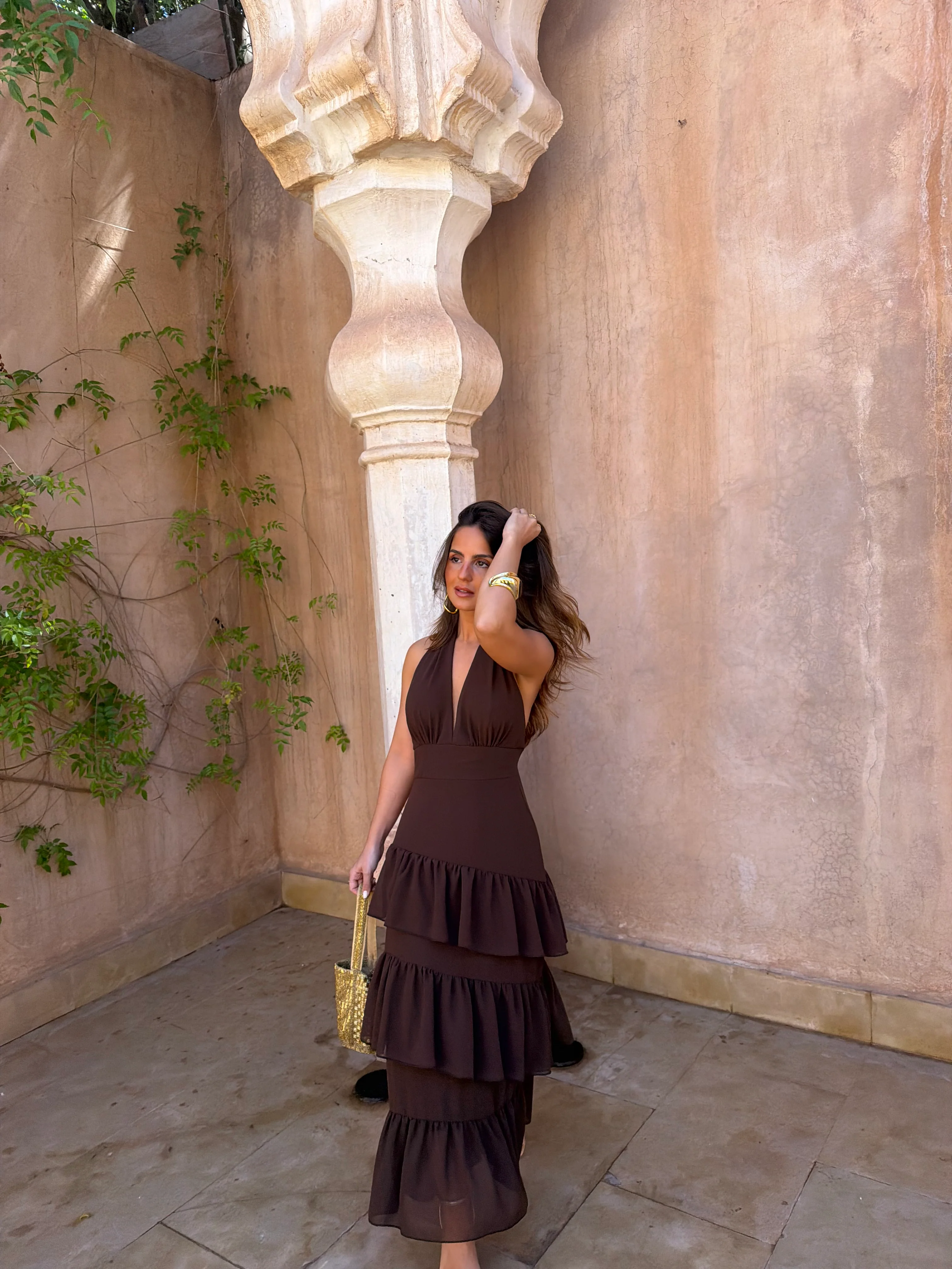 Manila Dress in Brown - Shipping/Envio 05/06 to 12/06 - Image 7