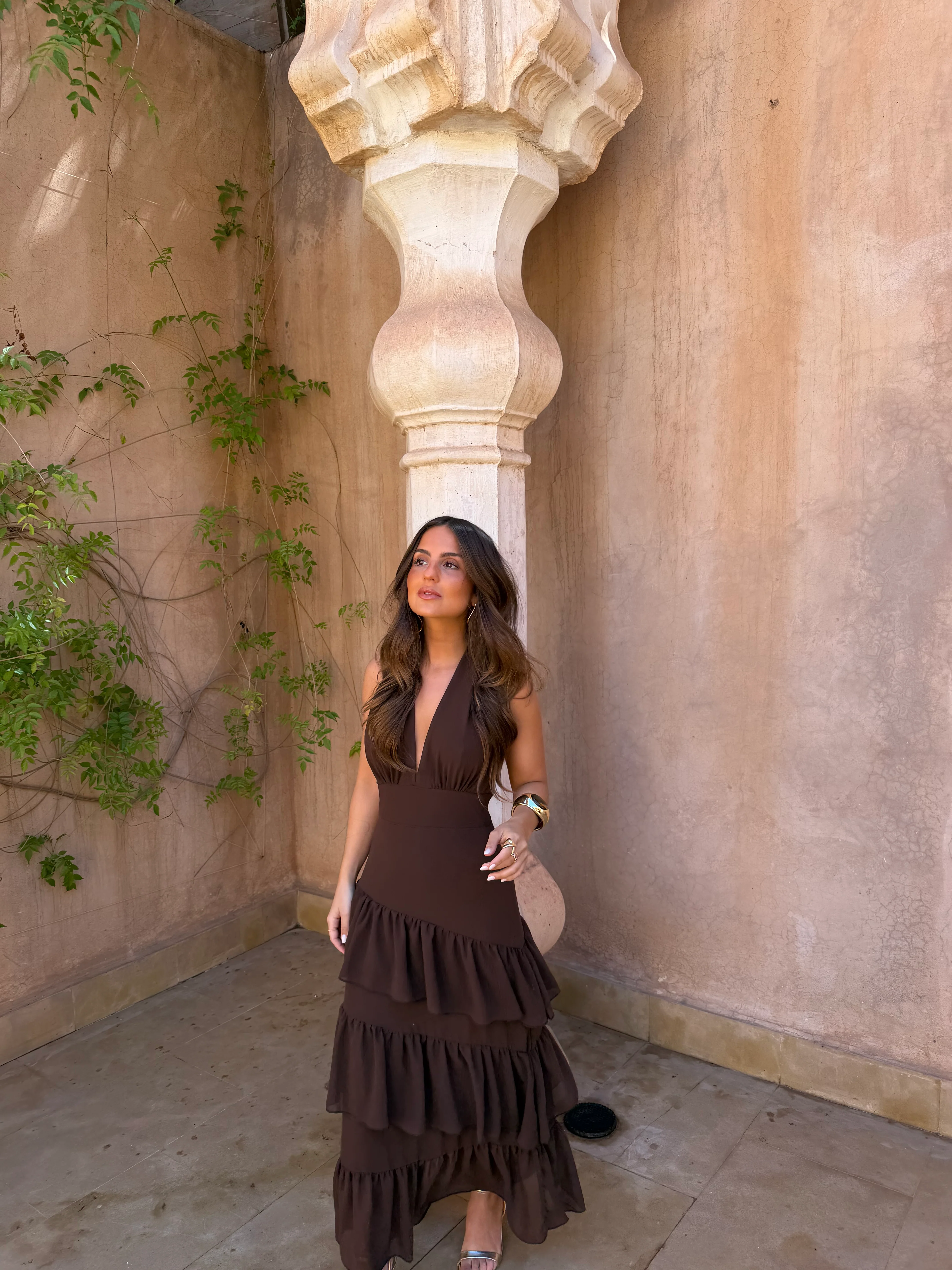 Manila Dress in Brown - Shipping/Envio 05/06 to 12/06 - Image 8