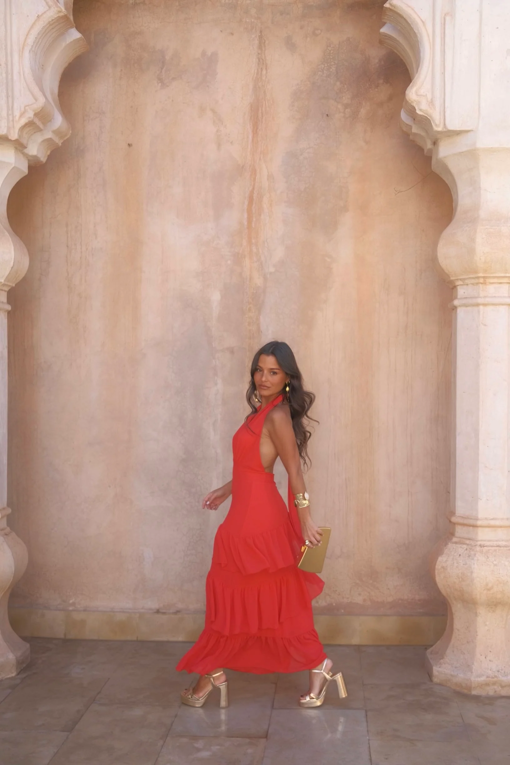 Manila Dress in Red - Pre-Order - Image 2