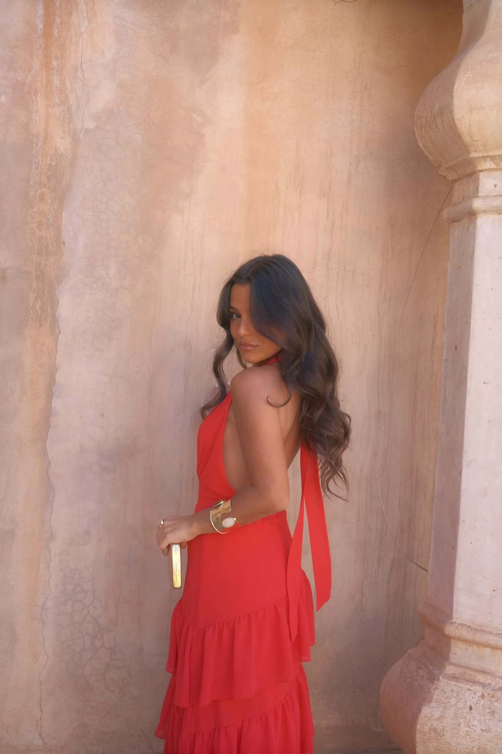 Manila Dress in Red - Pre-Order - Image 5
