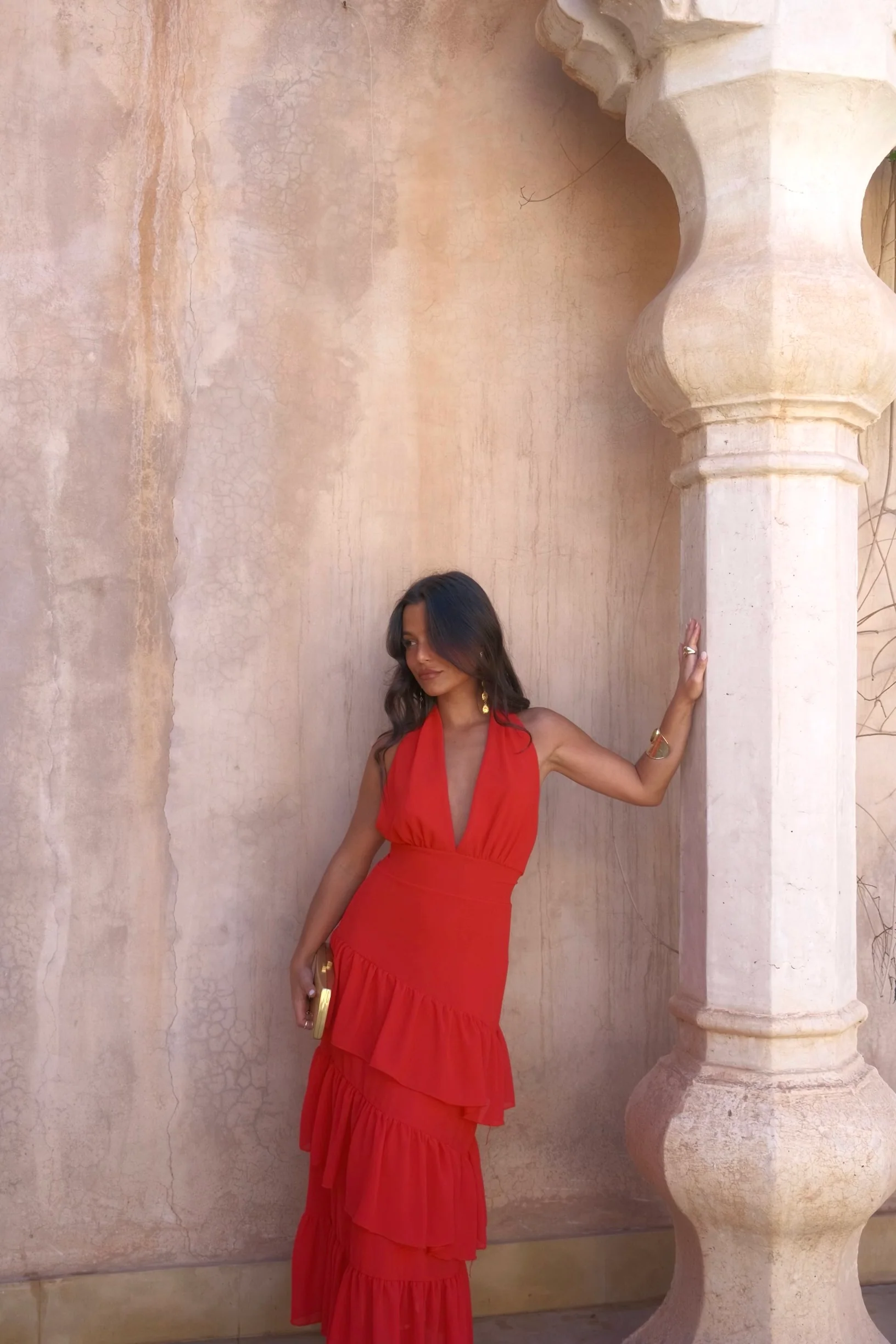 Manila Dress in Red - Pre-Order - Image 9