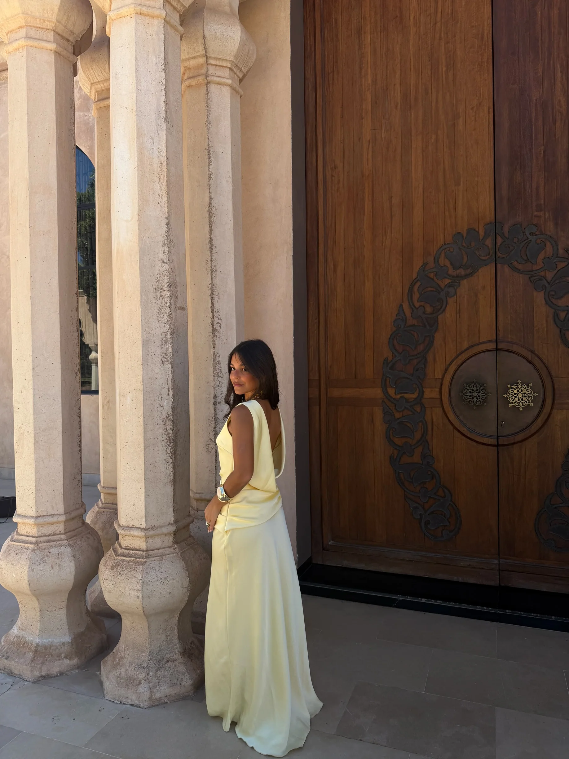 Medina Dress in Light Yellow - Image 4