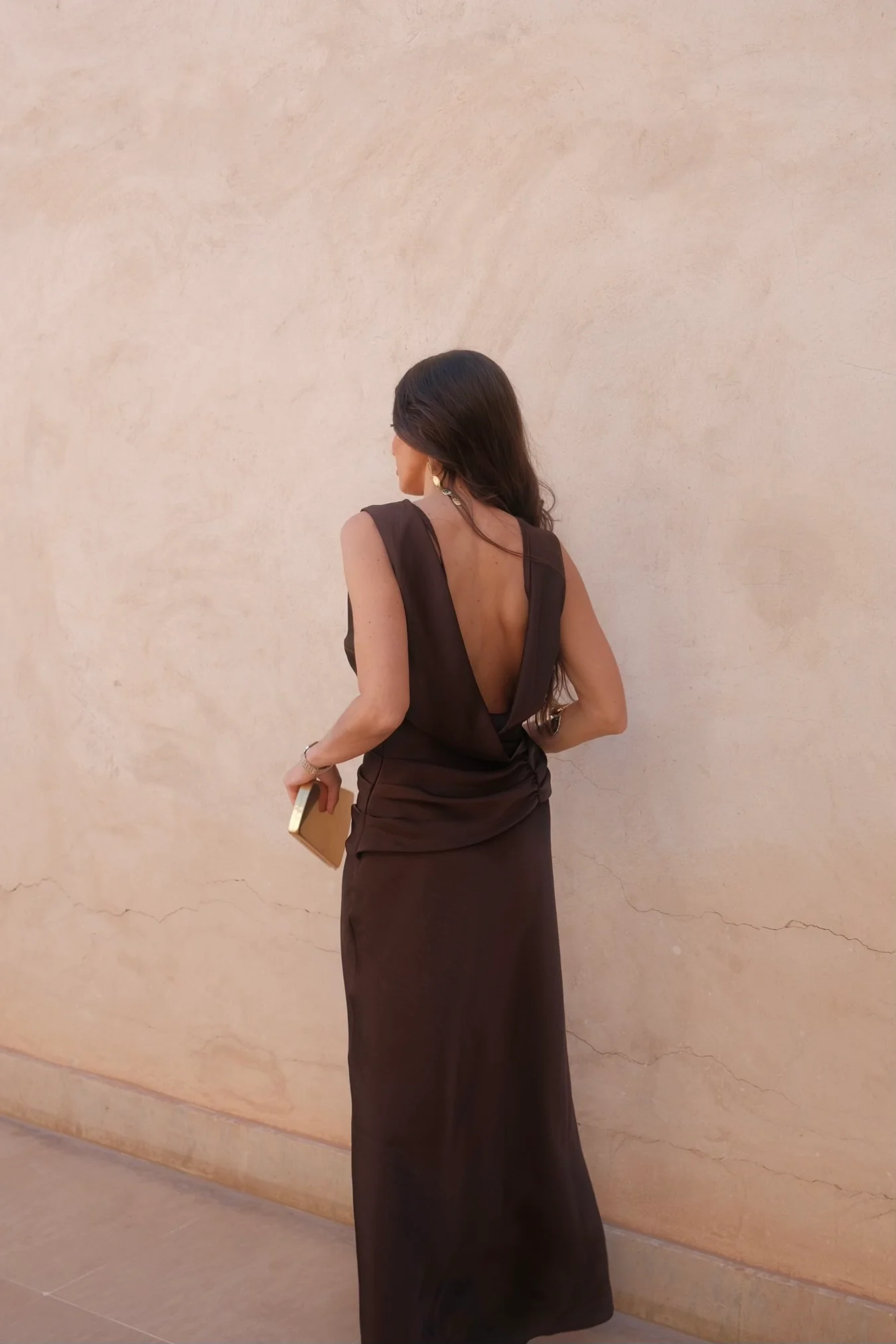 Medina Dress in Brown - Image 6