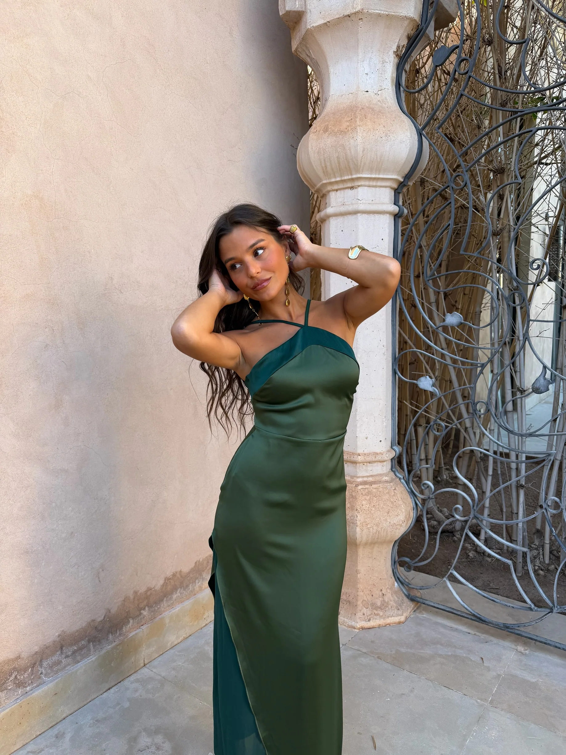 Oasis Dress in Green - Image 4