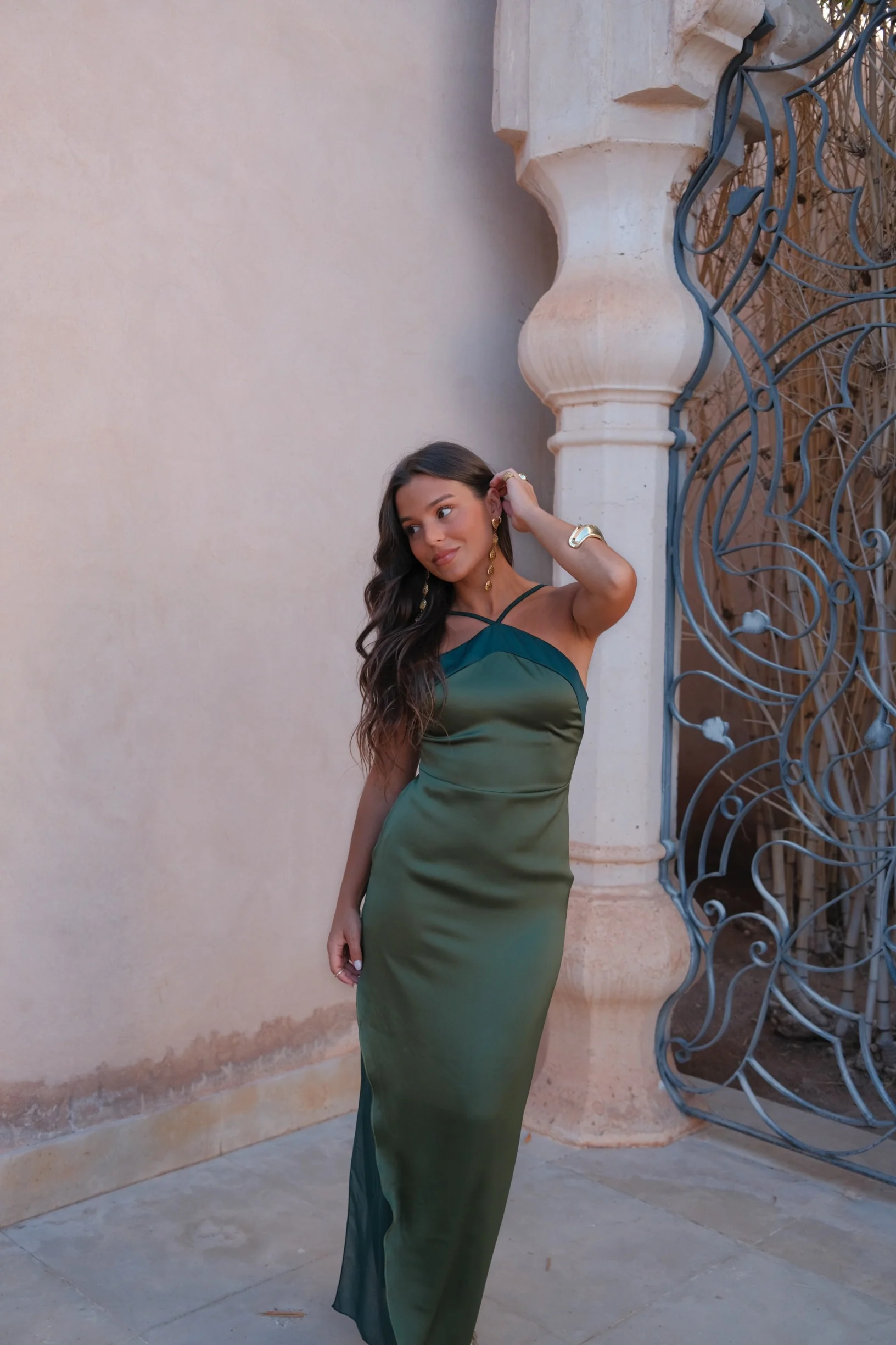 Oasis Dress in Green - Image 7