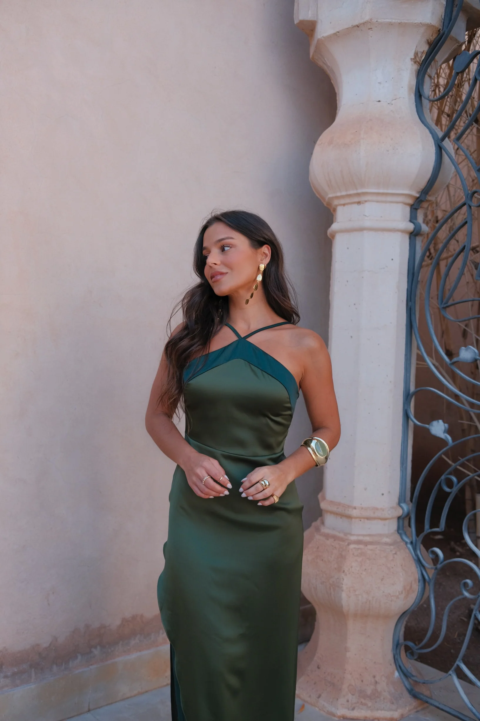 Oasis Dress in Green - Image 8