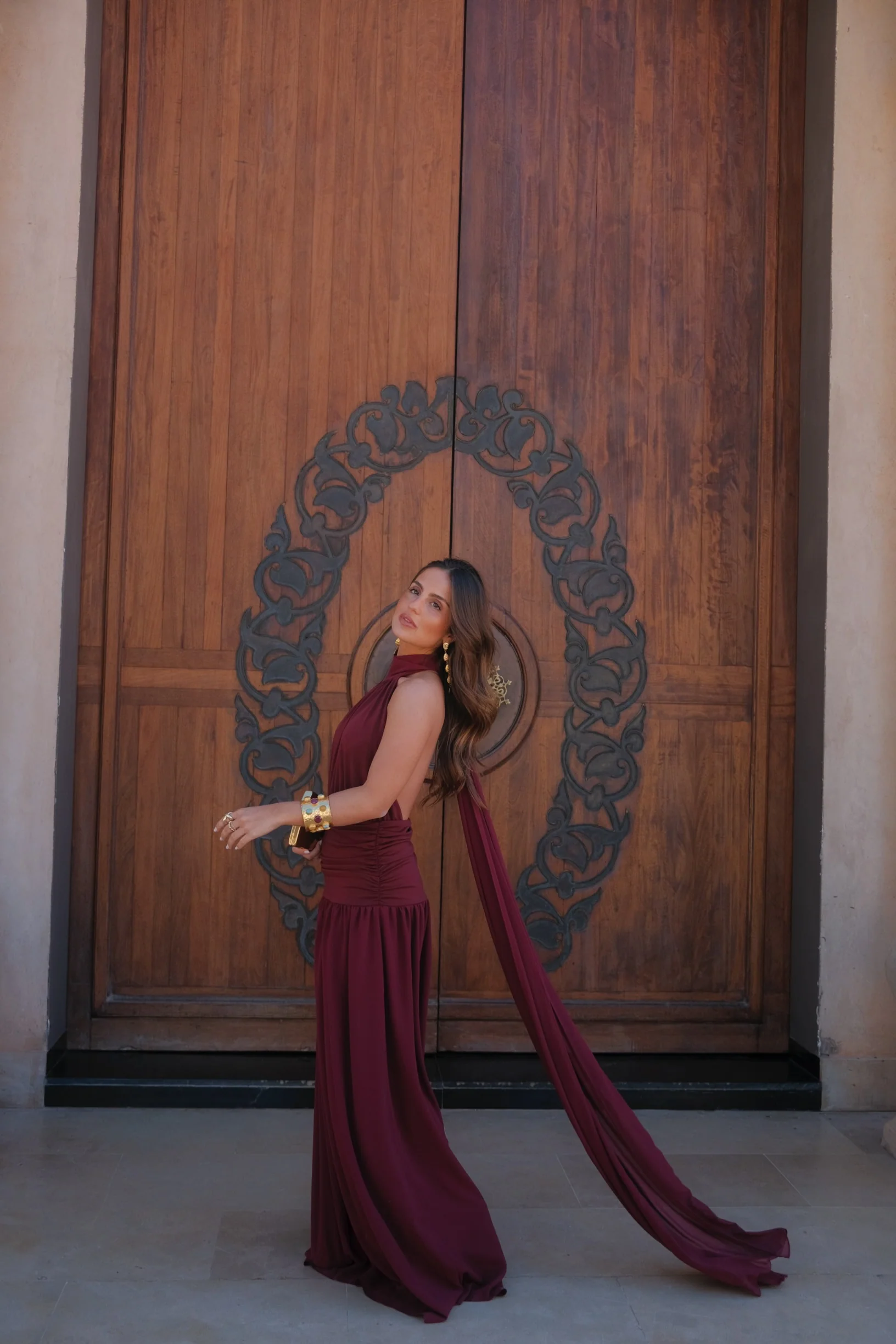 Paloma Dress in Burgundy - Shipping/Envio 05/06 to 12/06 - Image 6