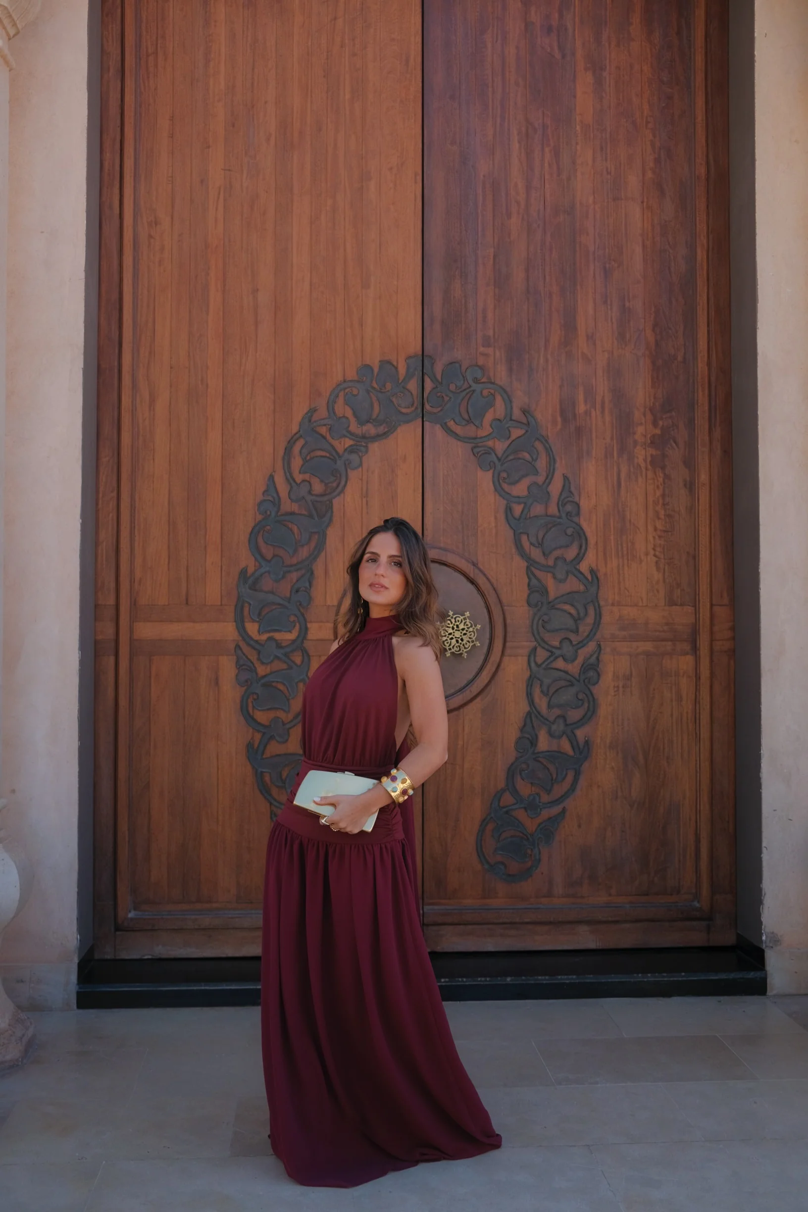 Paloma Dress in Burgundy - Shipping/Envio 05/06 to 12/06 - Image 8