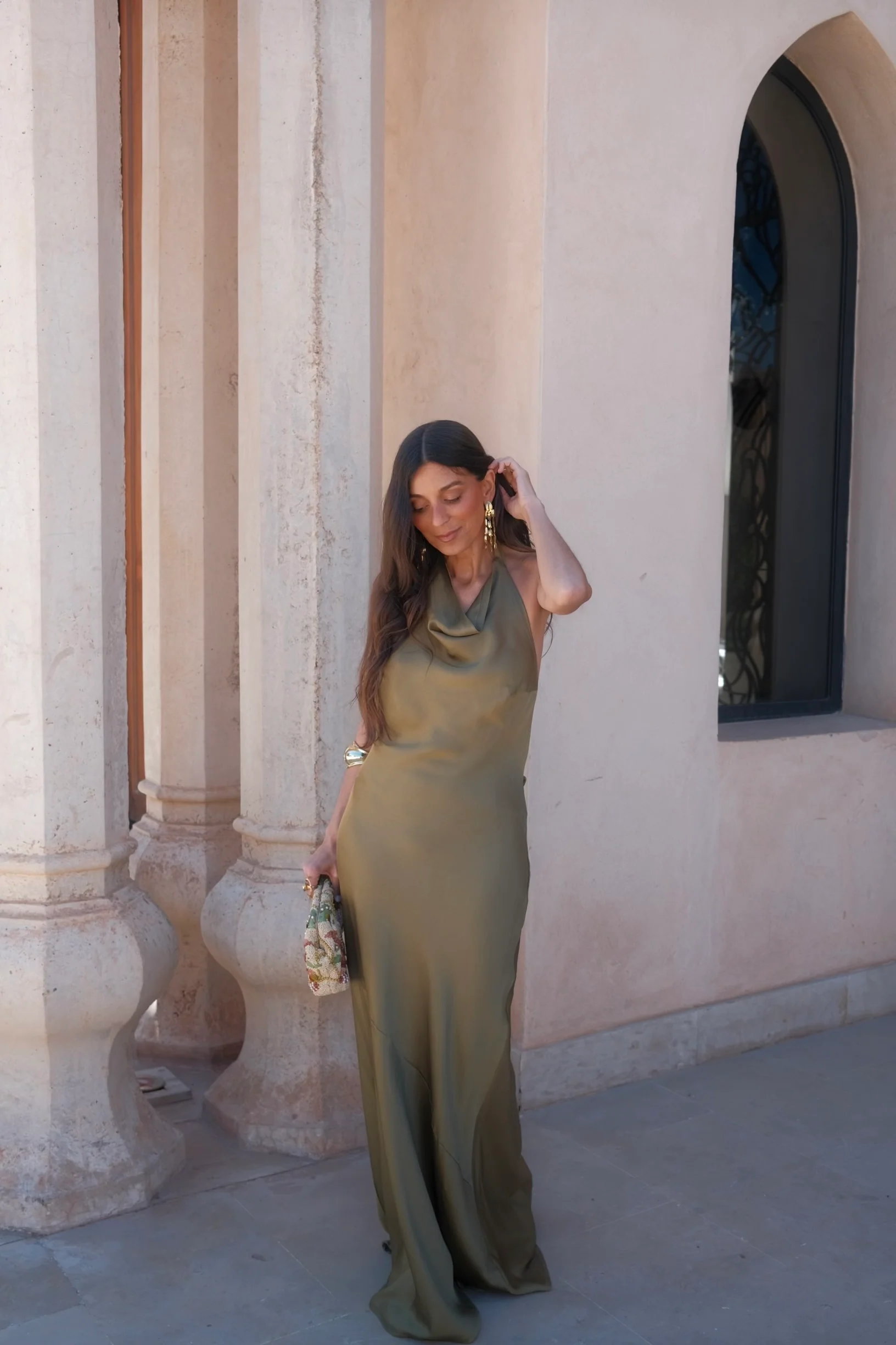 Riad Dress in Green - Image 7