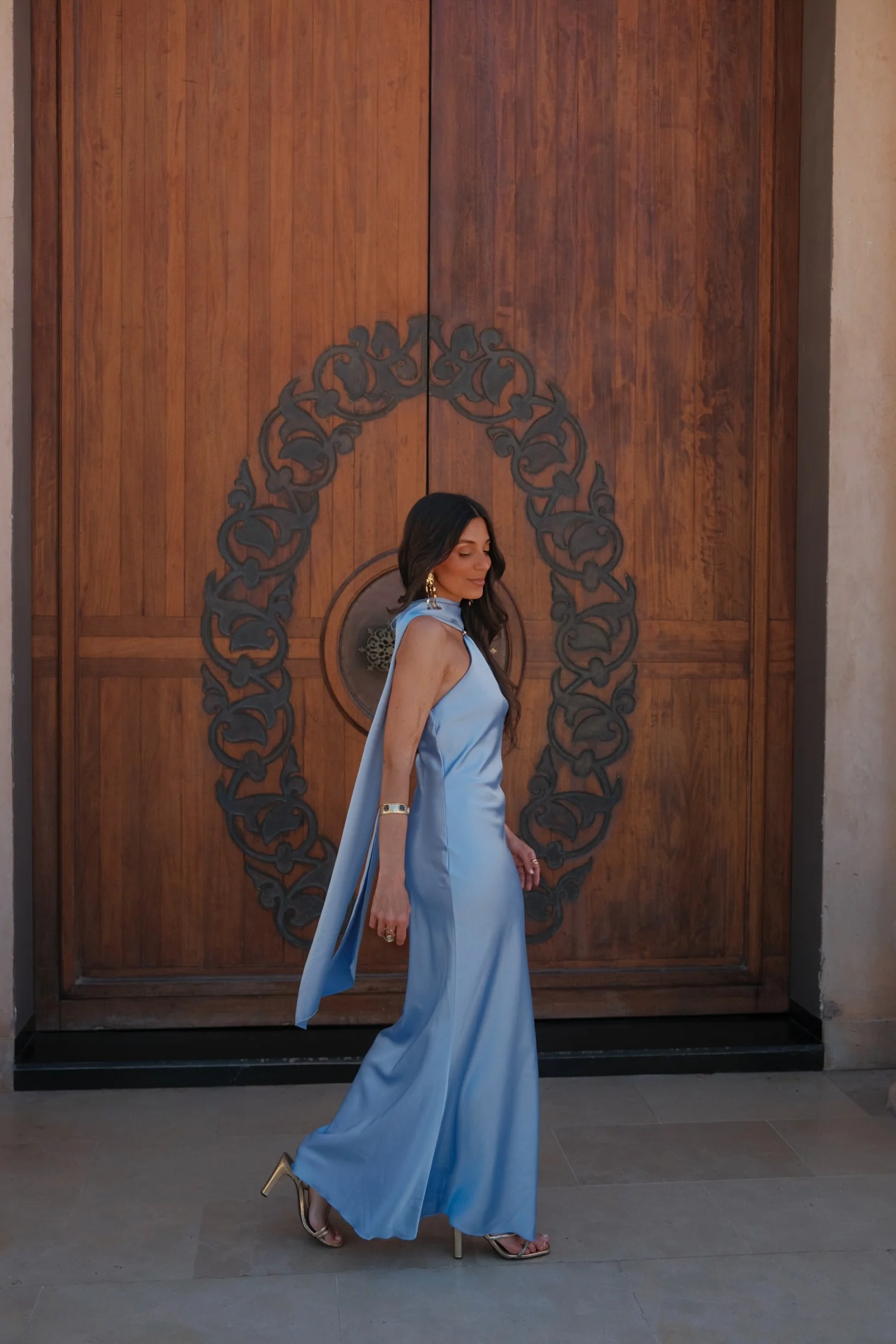 Safira Dress in Sky Blue - Image 5