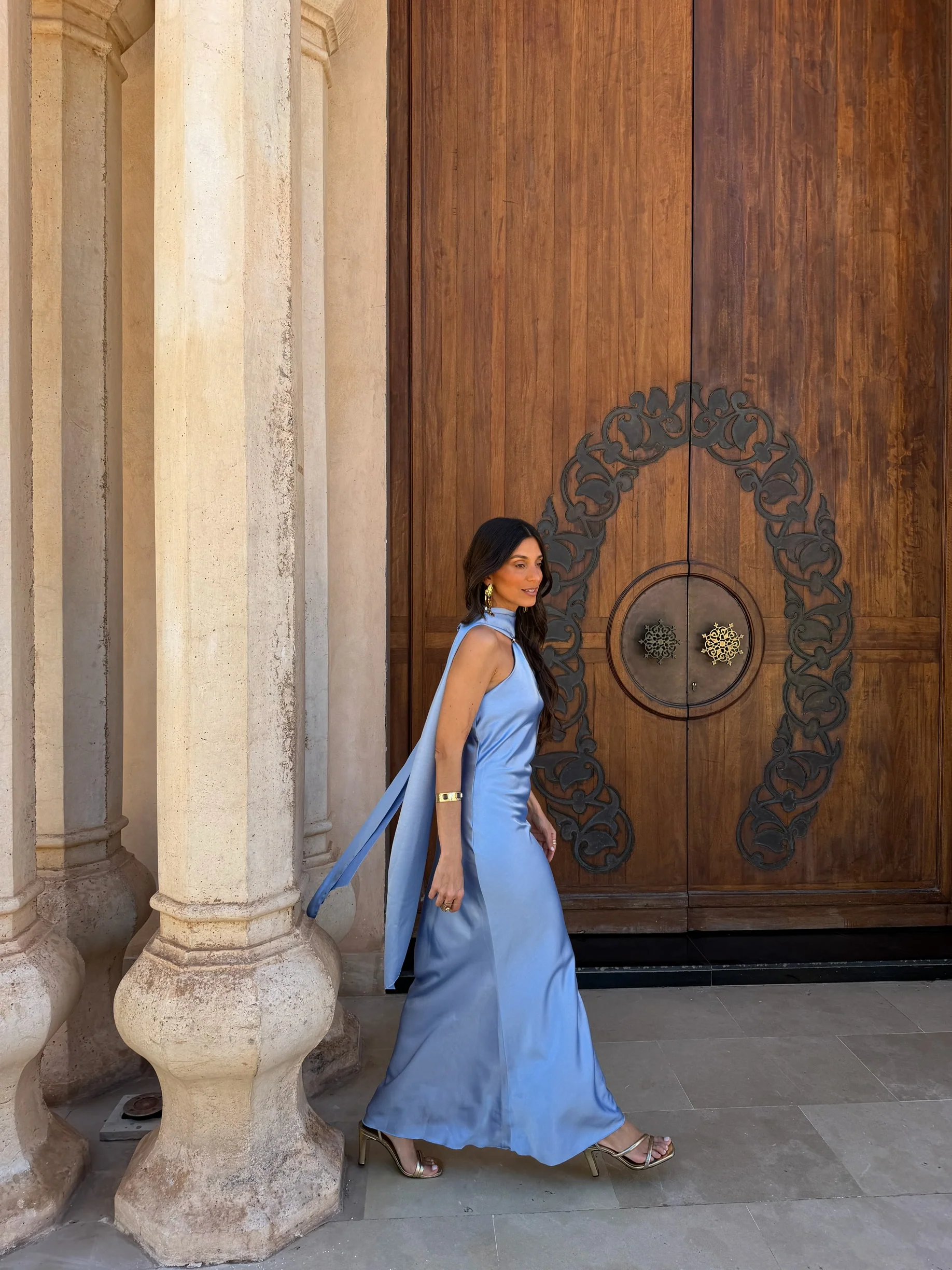 Safira Dress in Sky Blue - Image 7