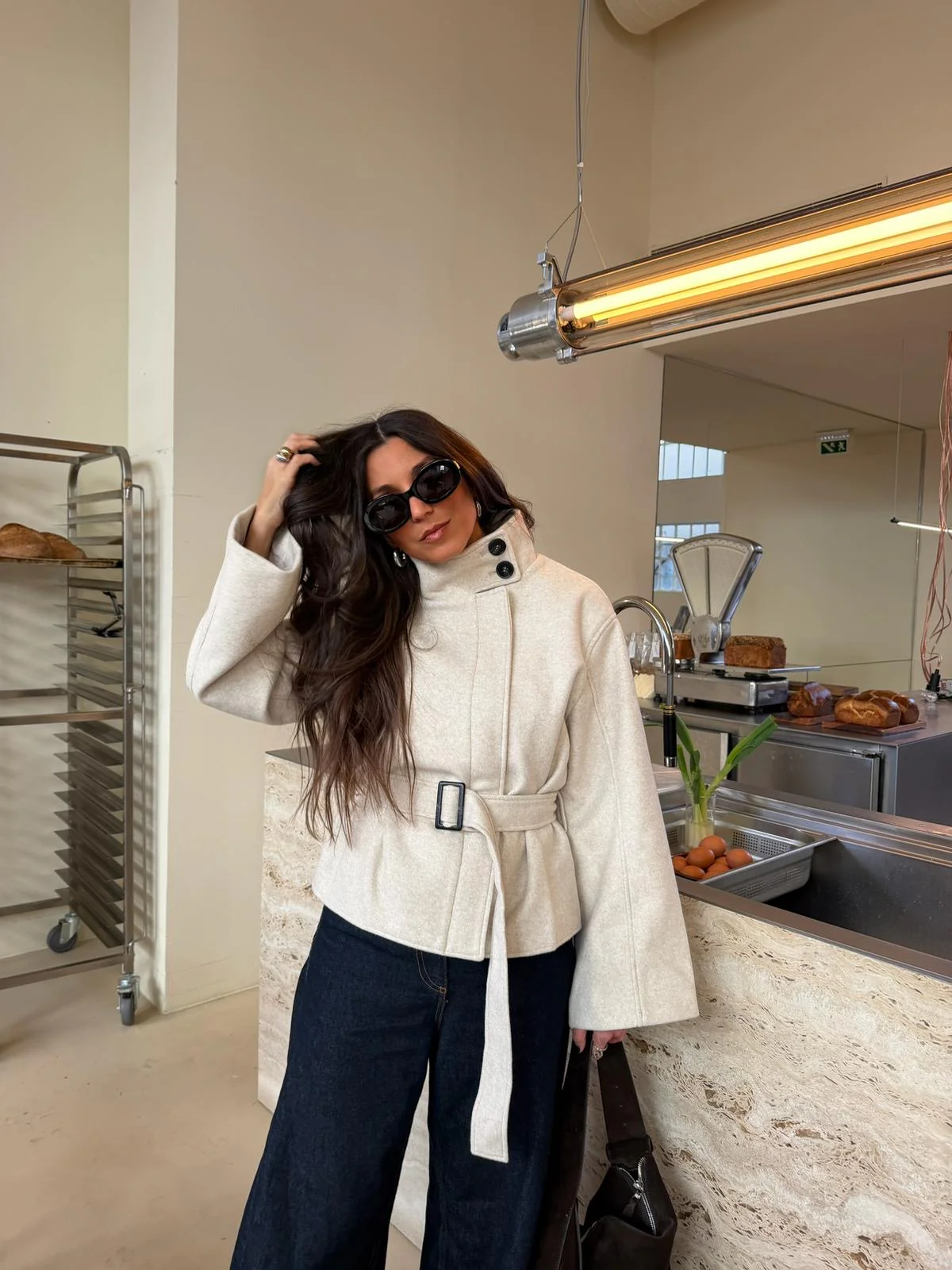 Sofia High Neck Jacket