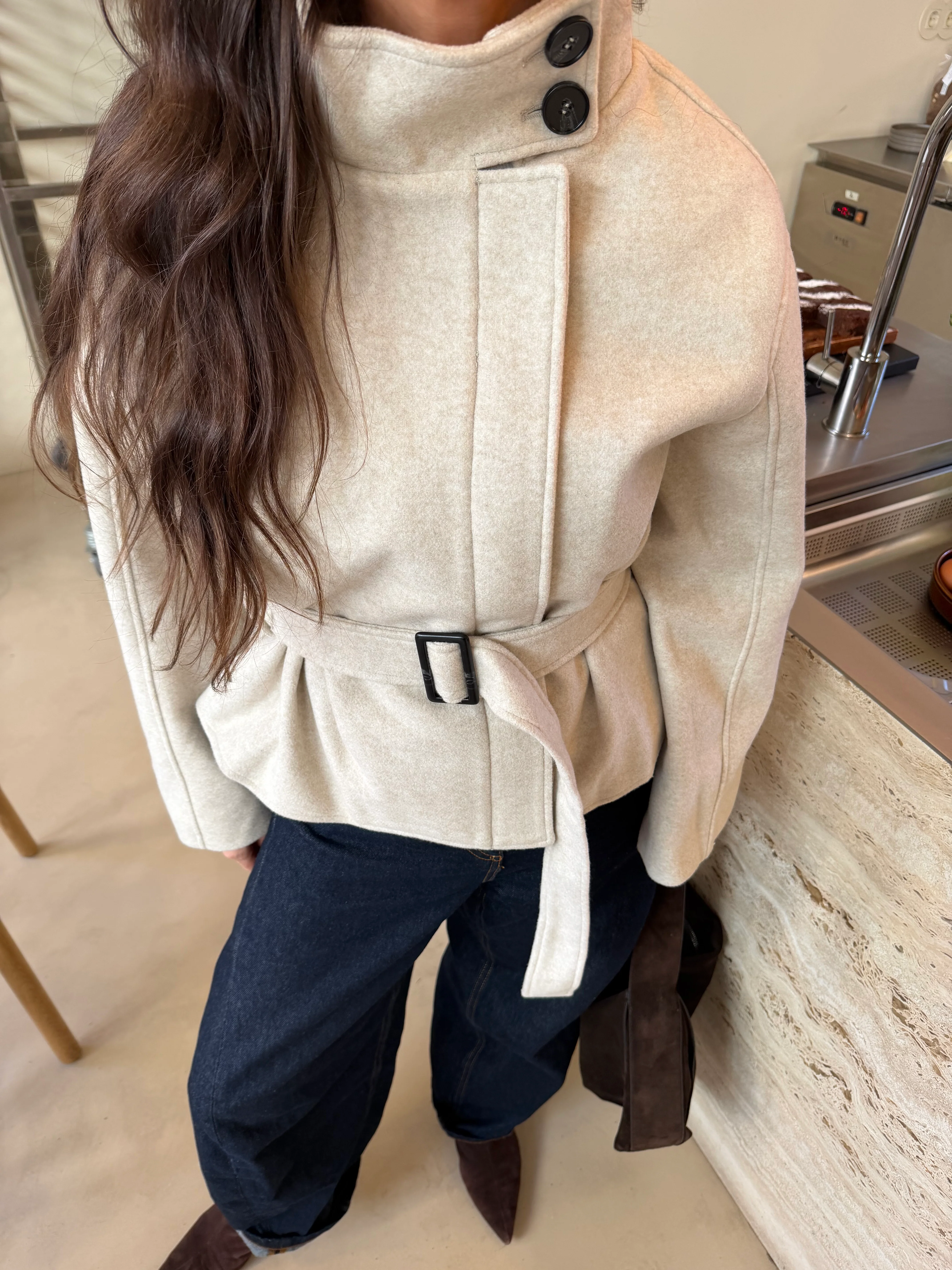 Sofia High Neck Jacket - Image 2