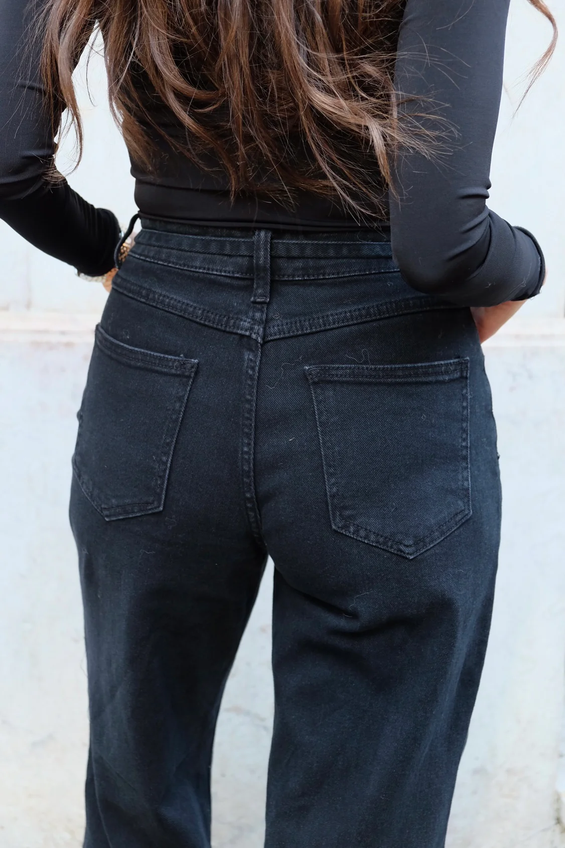 Straight Extra Dark Grey Jeans - Image 3
