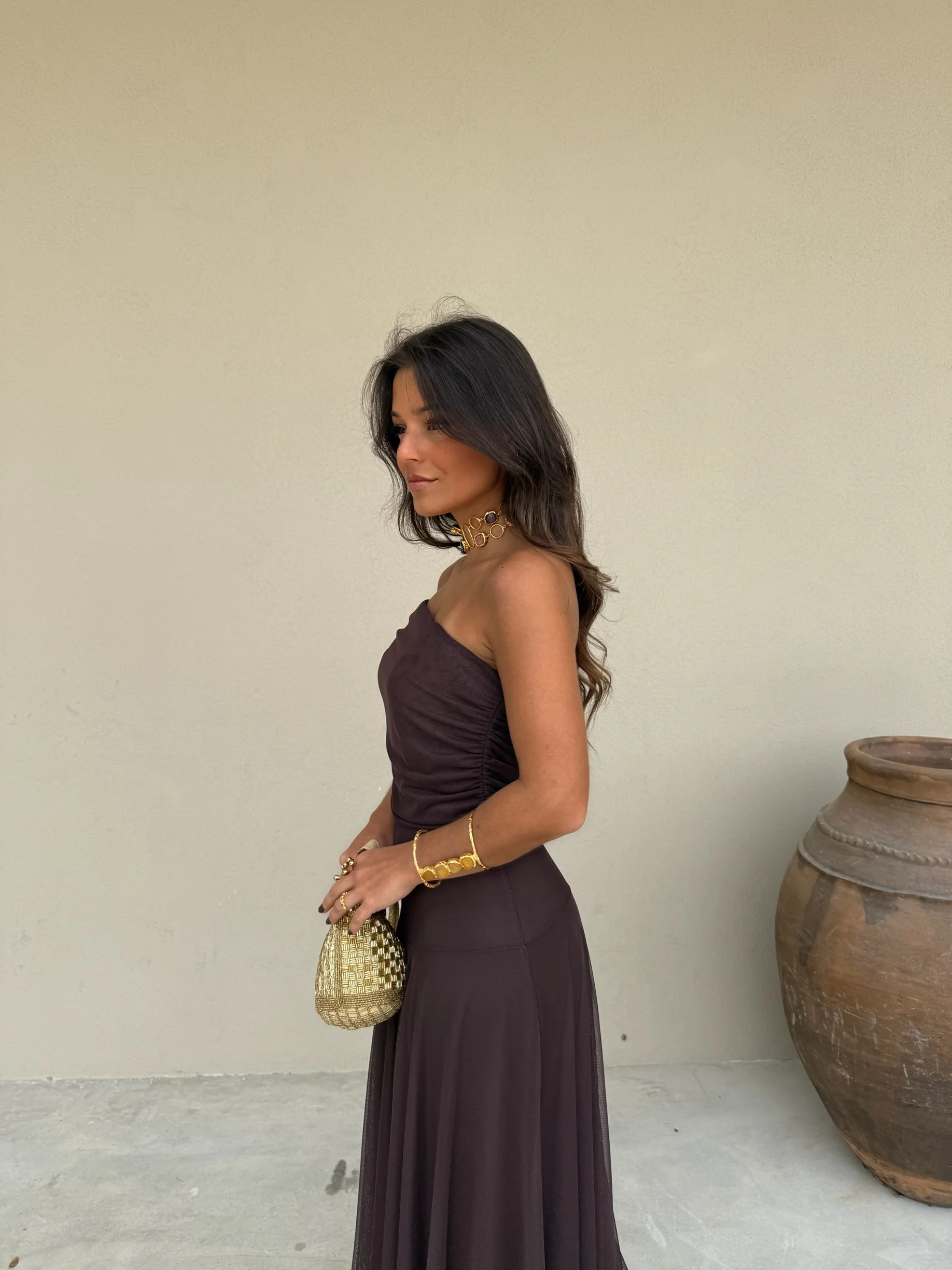 Toledo Dress in Brown - Shipping/Envio 05/06 to 12/06 - Image 10