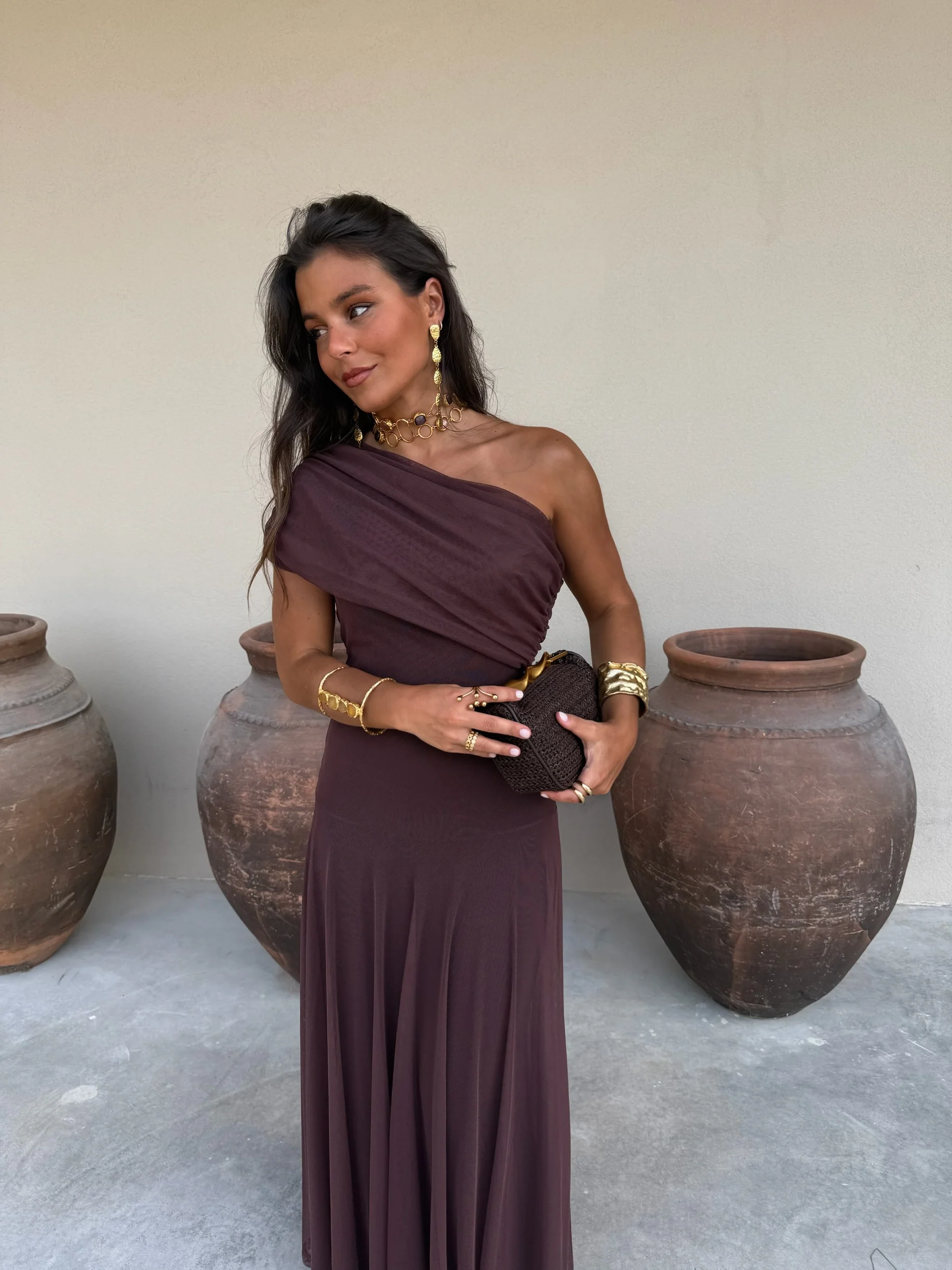 Toledo Dress in Brown - Shipping/Envio 05/06 to 12/06 - Image 3