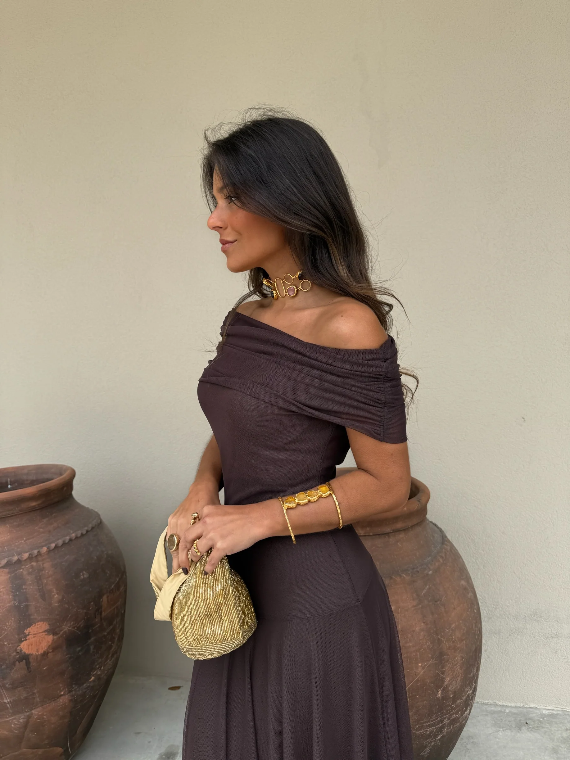 Toledo Dress in Brown - Shipping/Envio 05/06 to 12/06 - Image 5