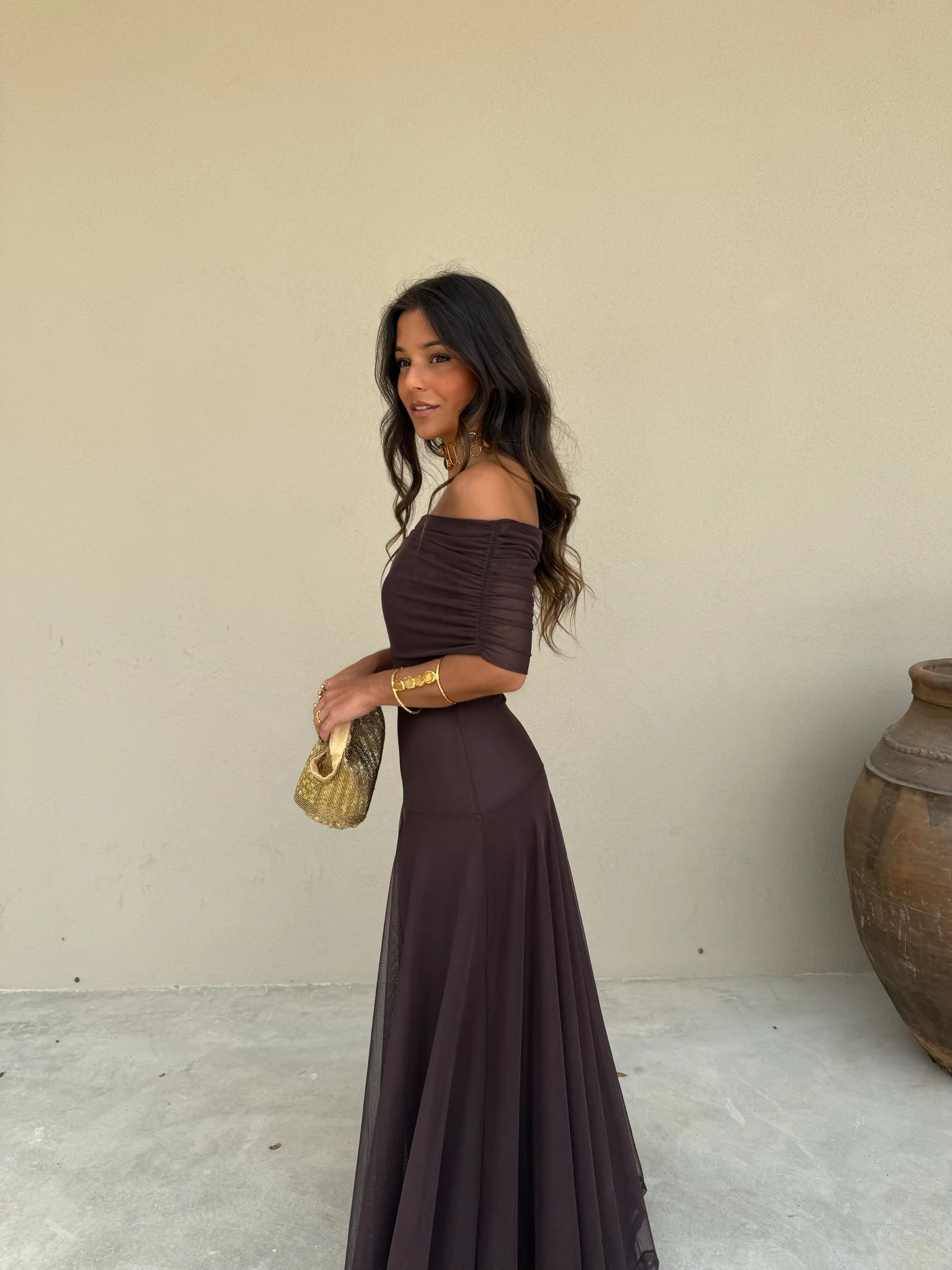 Toledo Dress in Brown - Shipping/Envio 05/06 to 12/06 - Image 6