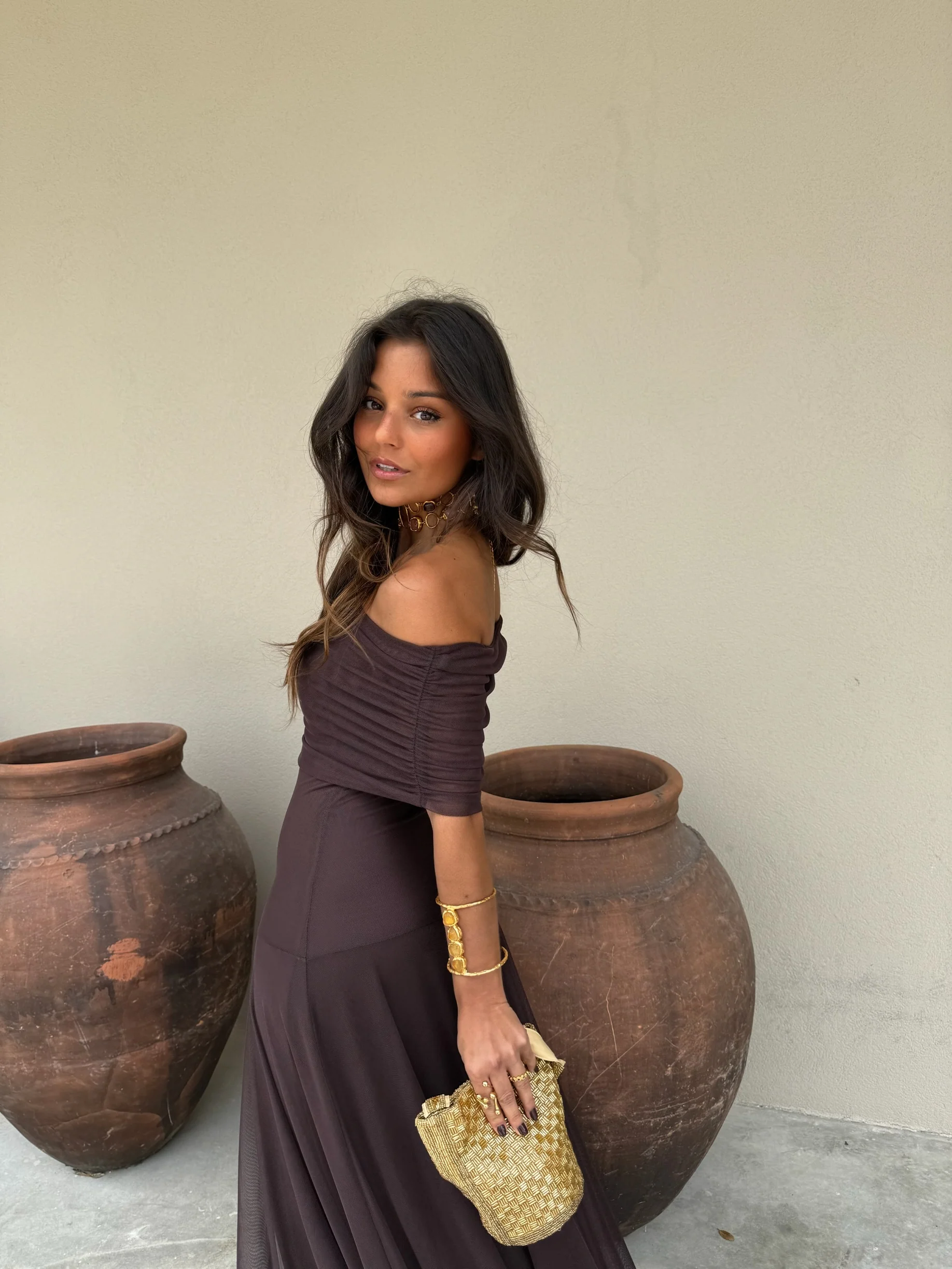 Toledo Dress in Brown - Shipping/Envio 05/06 to 12/06 - Image 8