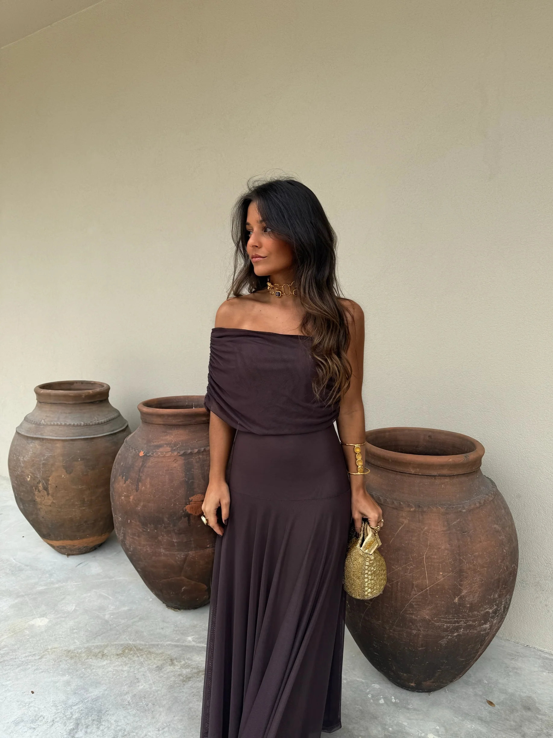 Toledo Dress in Brown - Shipping/Envio 05/06 to 12/06 - Image 9