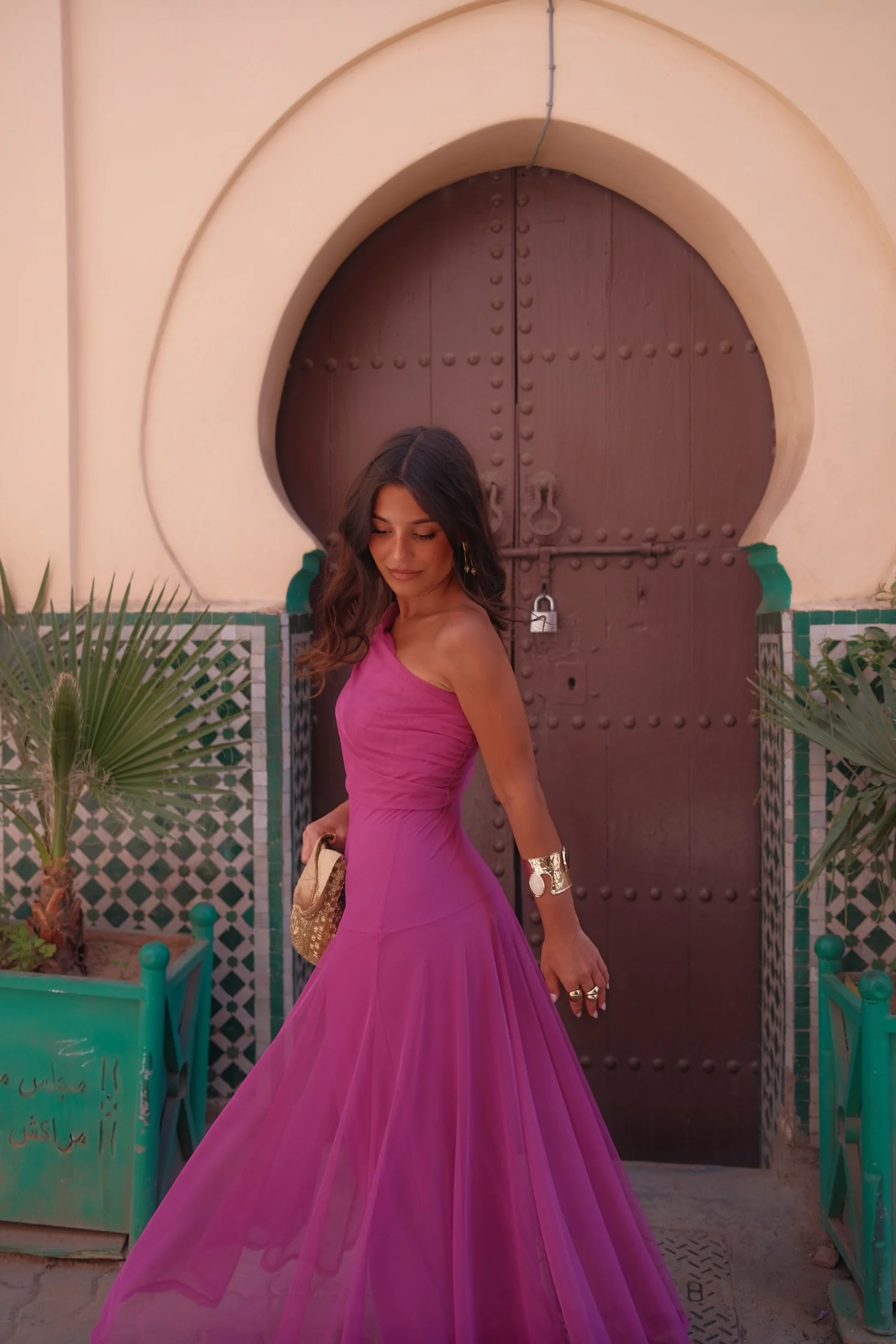 Toledo Dress in Fuxia - Pre-Order - Image 4