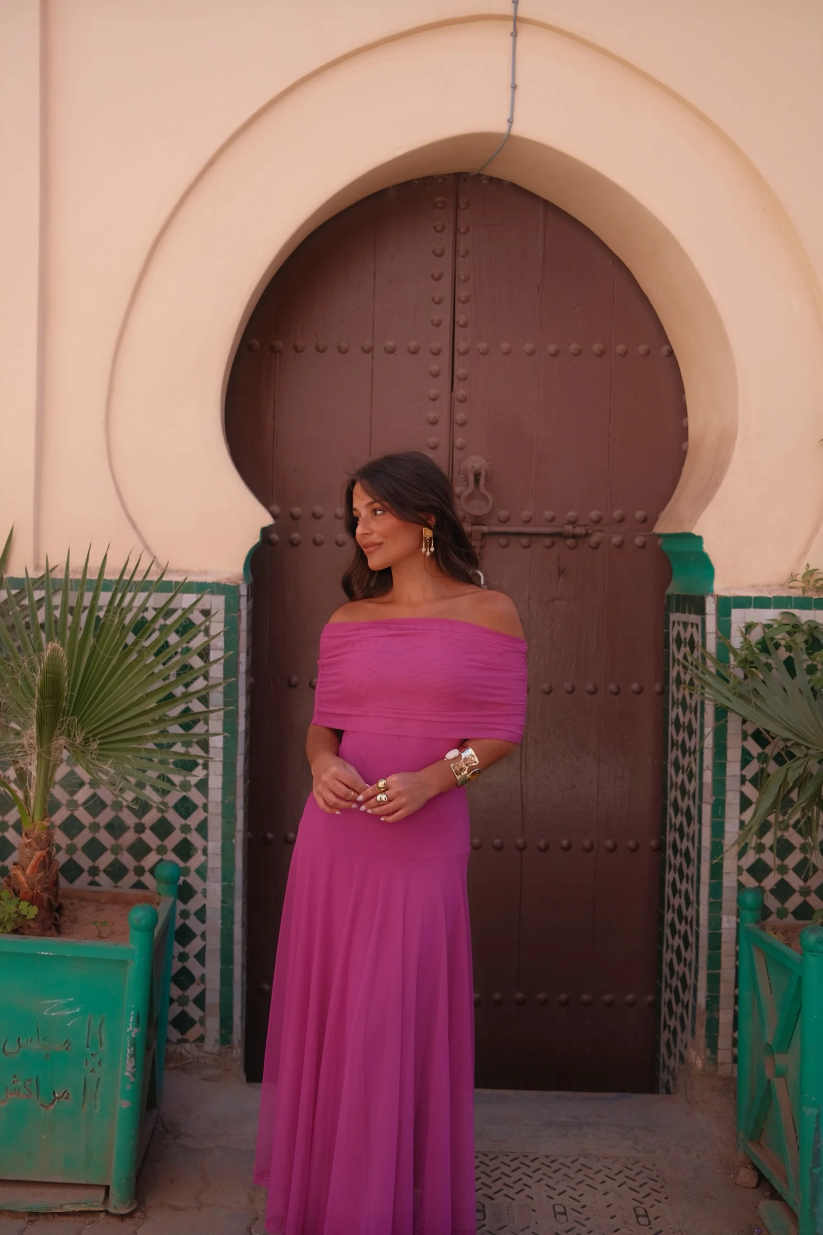 Toledo Dress in Fuxia - Pre-Order - Image 5