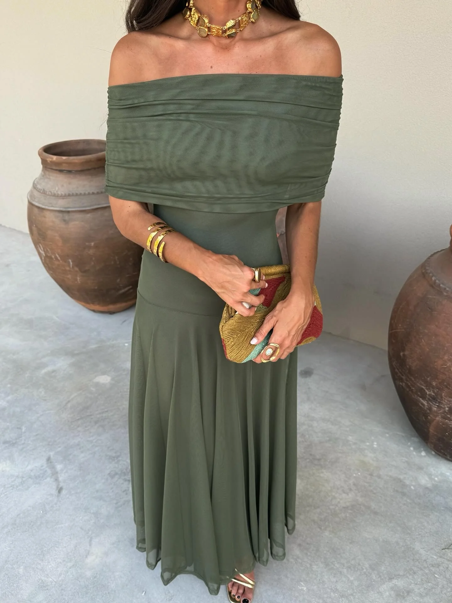 Toledo Dress in Green - Shipping/Envio 05/06 to 12/06 - Image 3