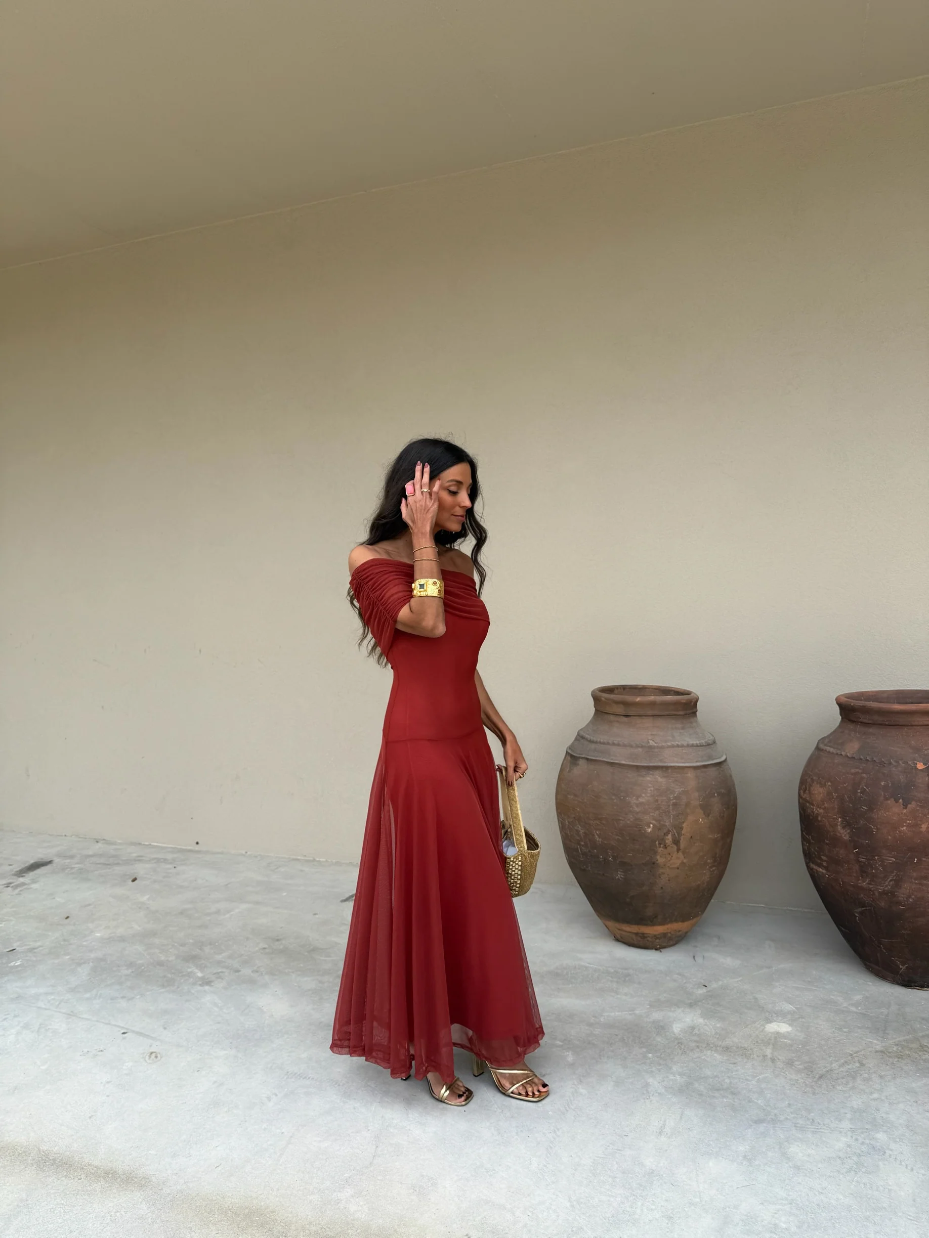 Toledo Dress in Terracota - Pre-Order - Image 3