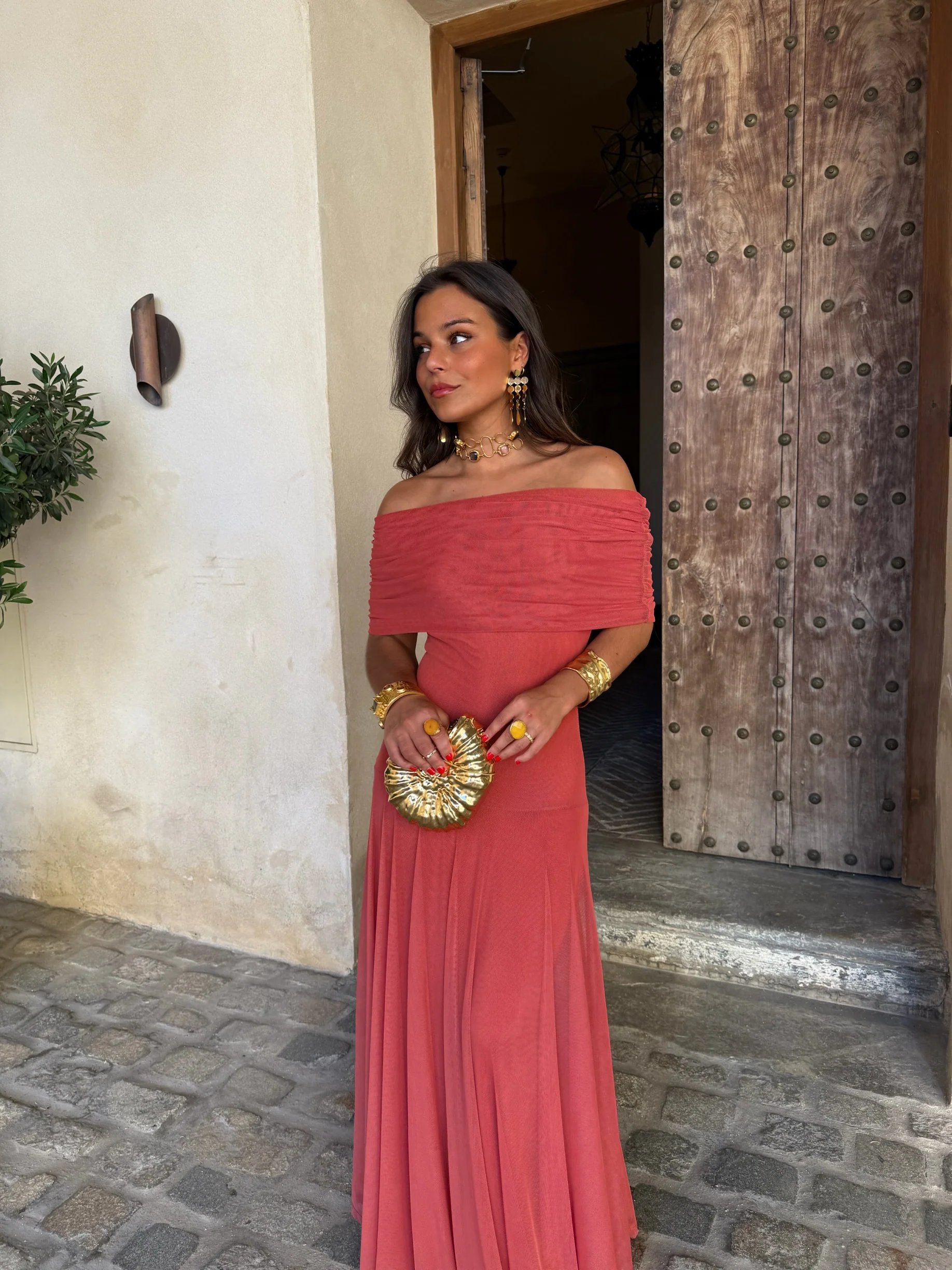 Toledo Dress in Light Terracota - Shipping/Envio 05/06 to 12/06 - Image 3