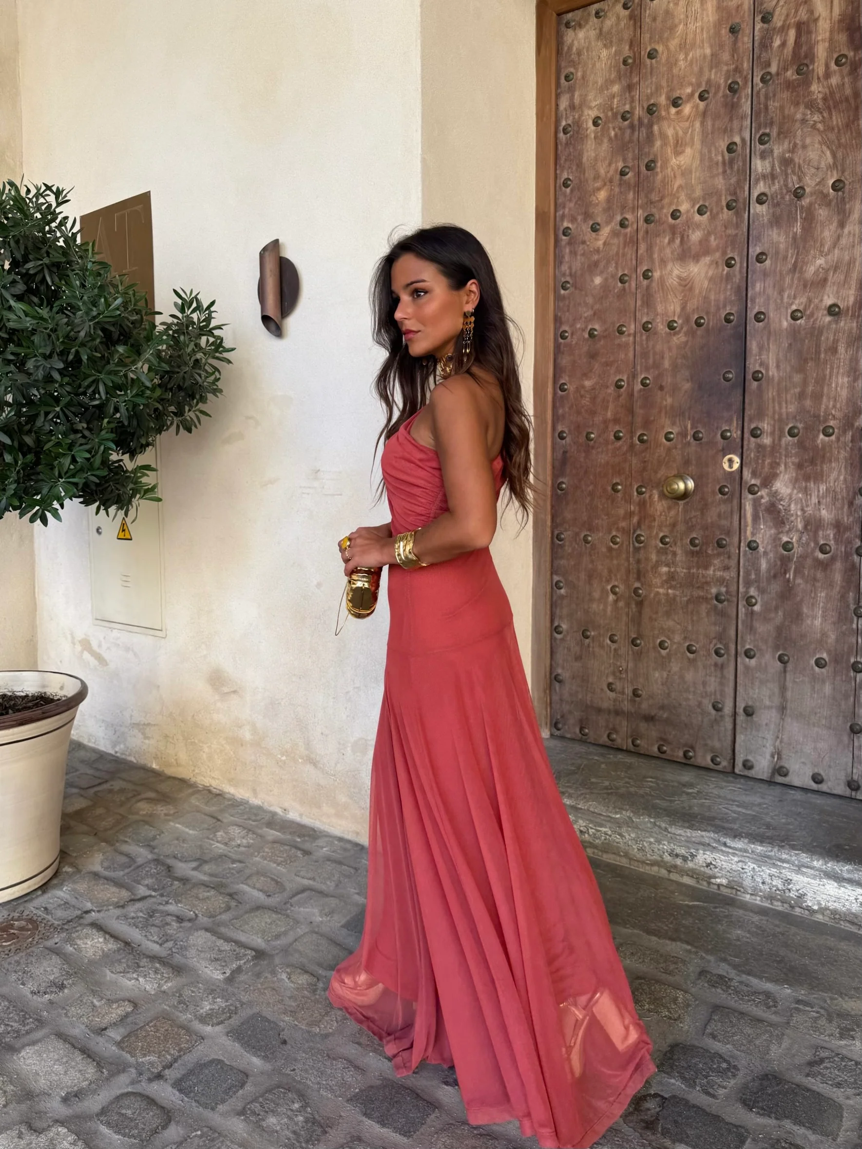 Toledo Dress in Light Terracota - Shipping/Envio 05/06 to 12/06 - Image 6