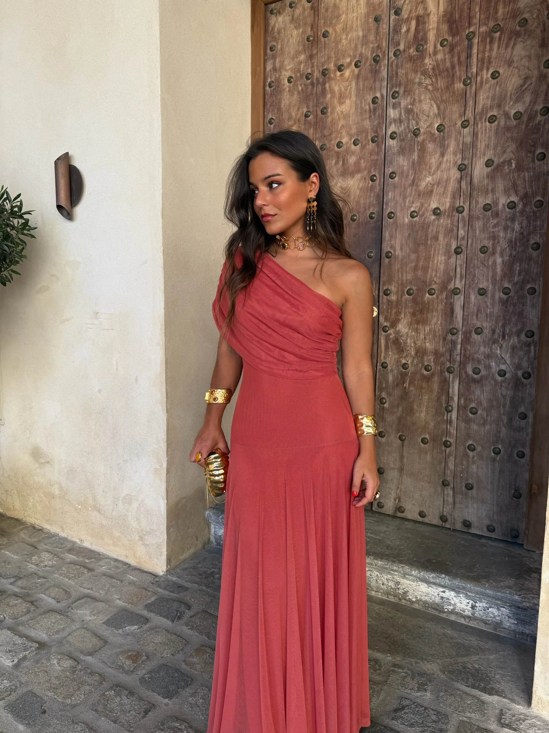 Toledo Dress in Light Terracota - Shipping/Envio 05/06 to 12/06 - Image 7
