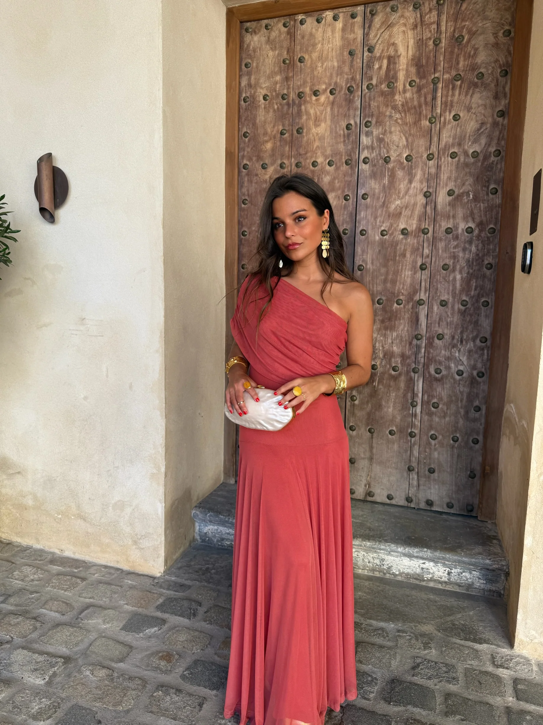 Toledo Dress in Light Terracota - Shipping/Envio 05/06 to 12/06 - Image 8