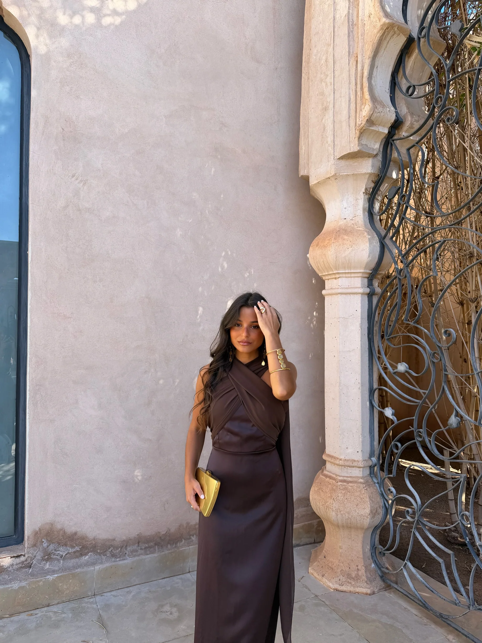 Triana Dress in Brown - Image 2