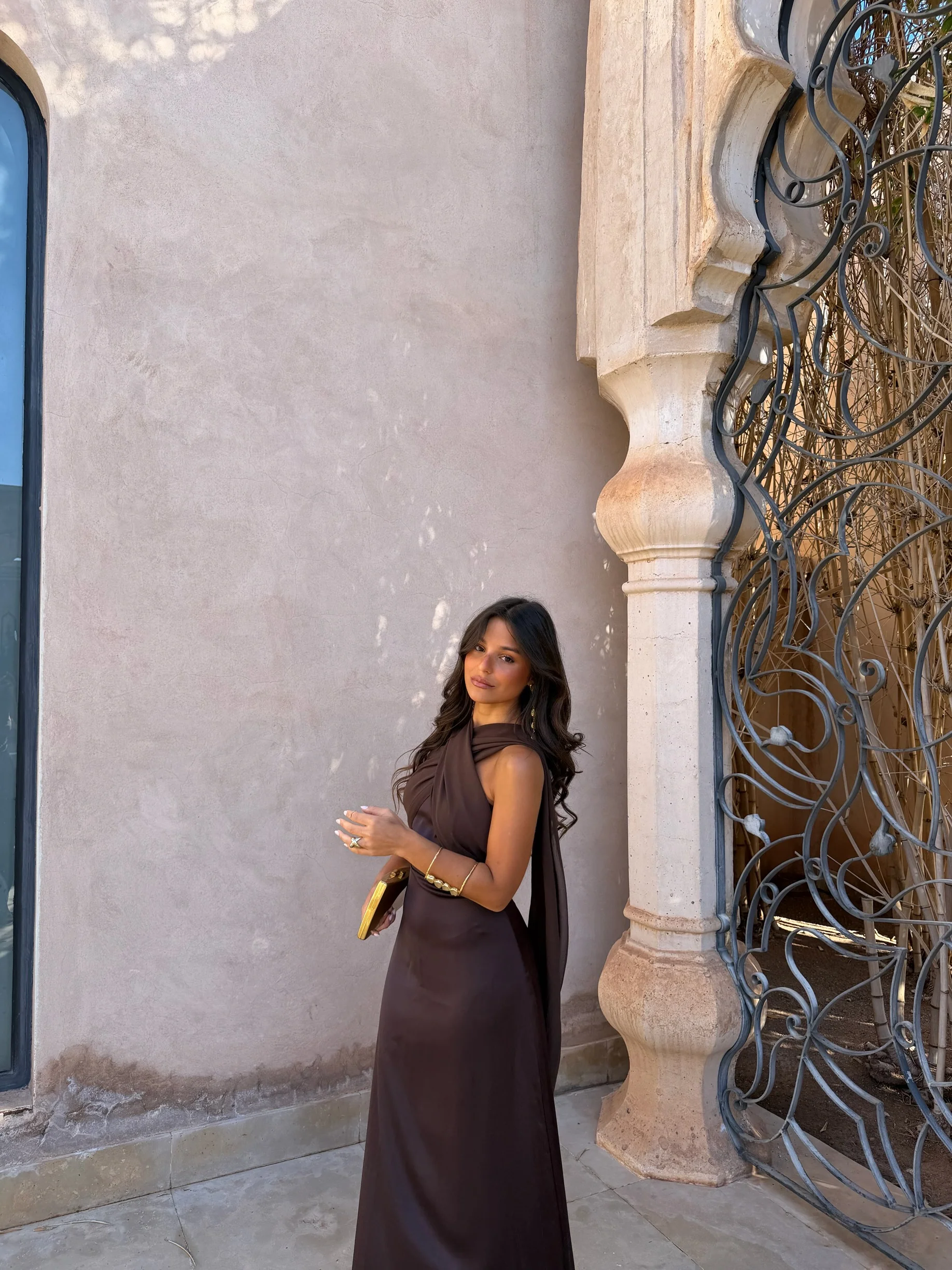Triana Dress in Brown - Image 6