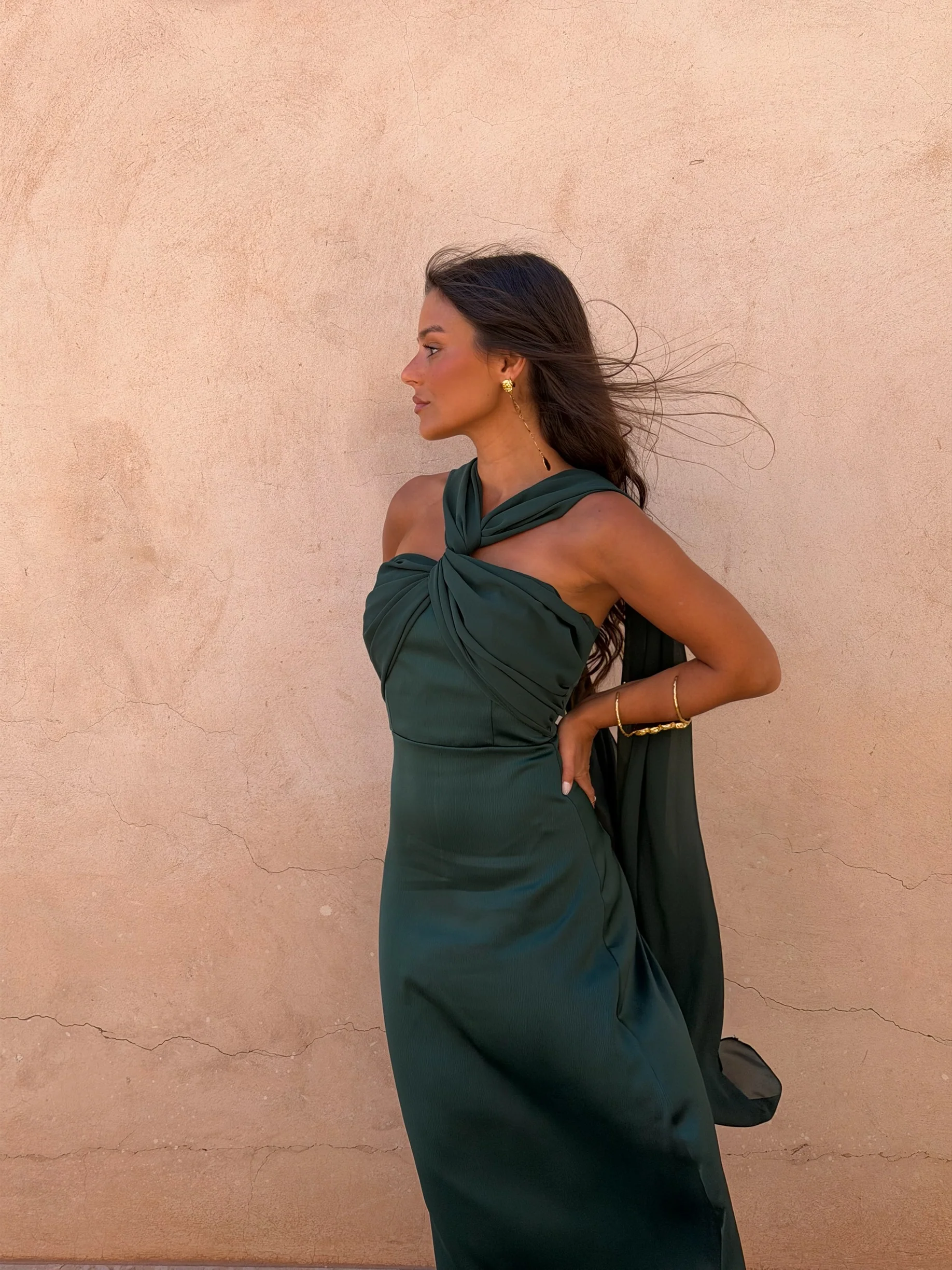 Triana Dress in Green - Shipping/Envio 22/05 to 29/05
